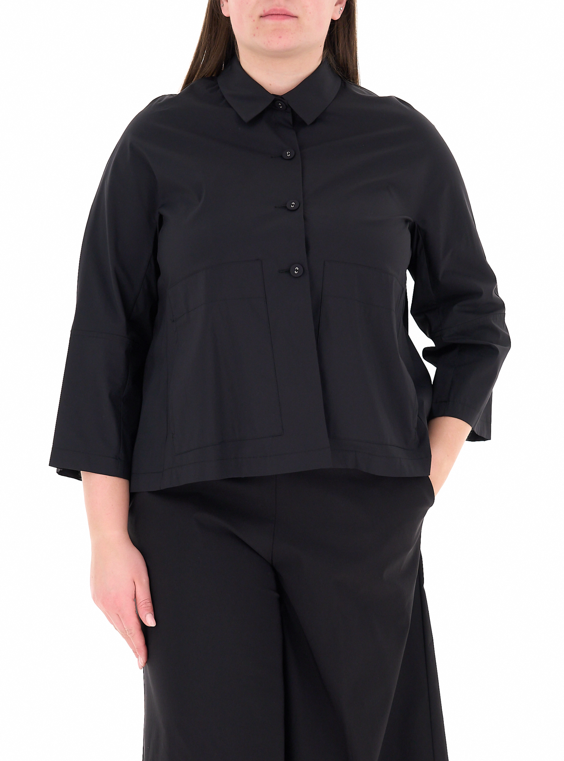 JURERE Blusa in cotone NERO