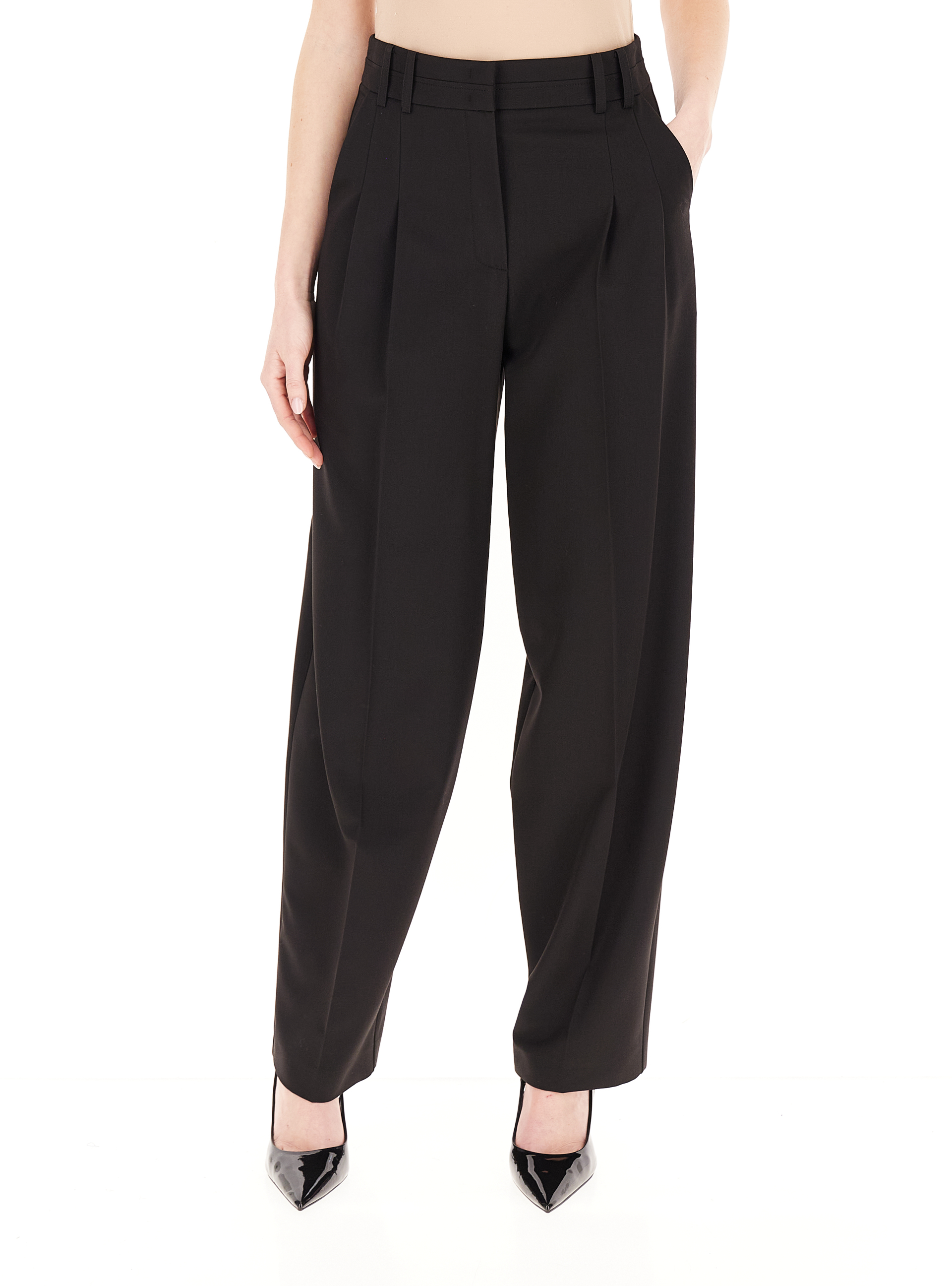 Pantalone wide leg NERO 38