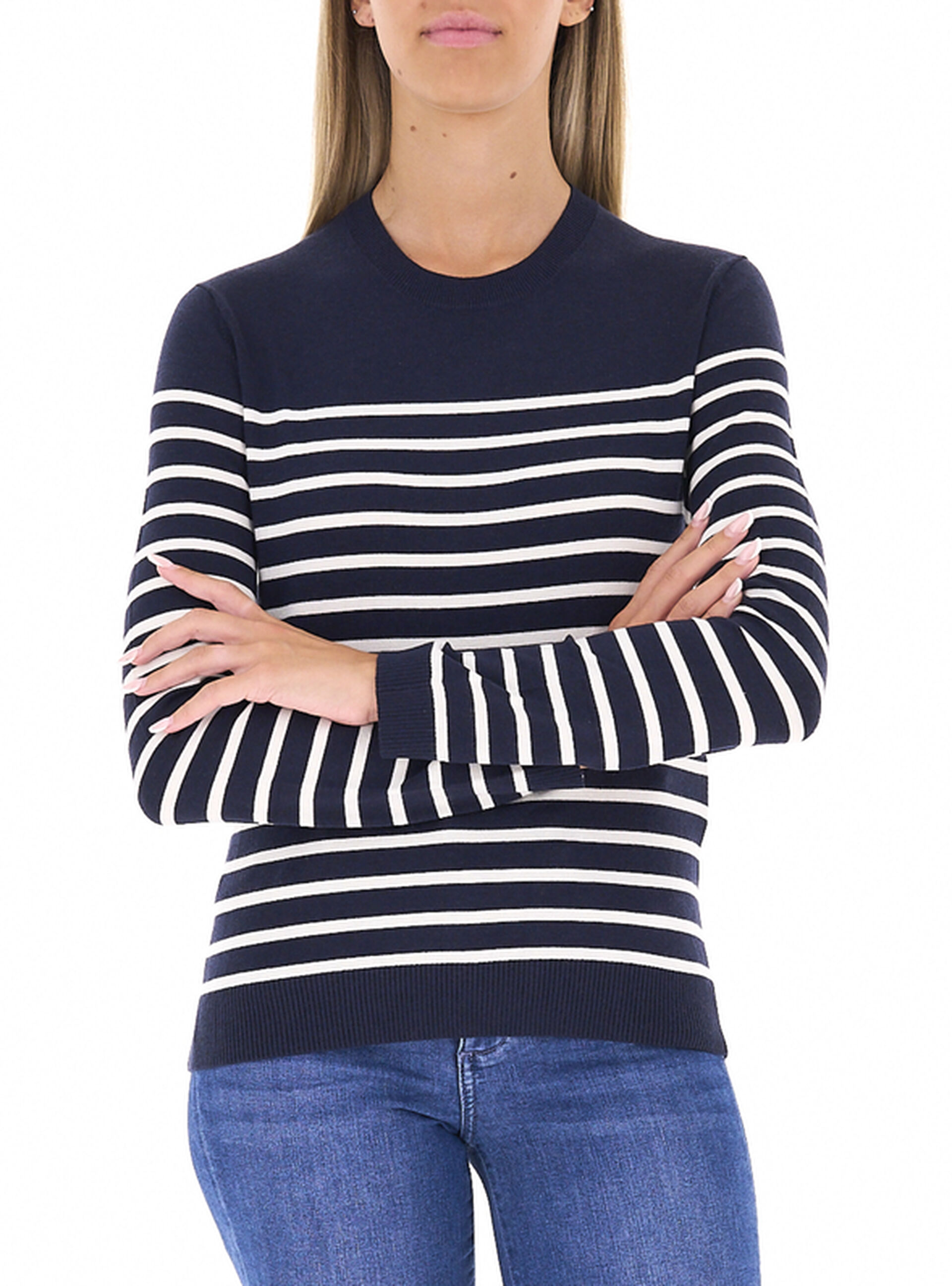 Maglia misto seta BLU NAVY XL