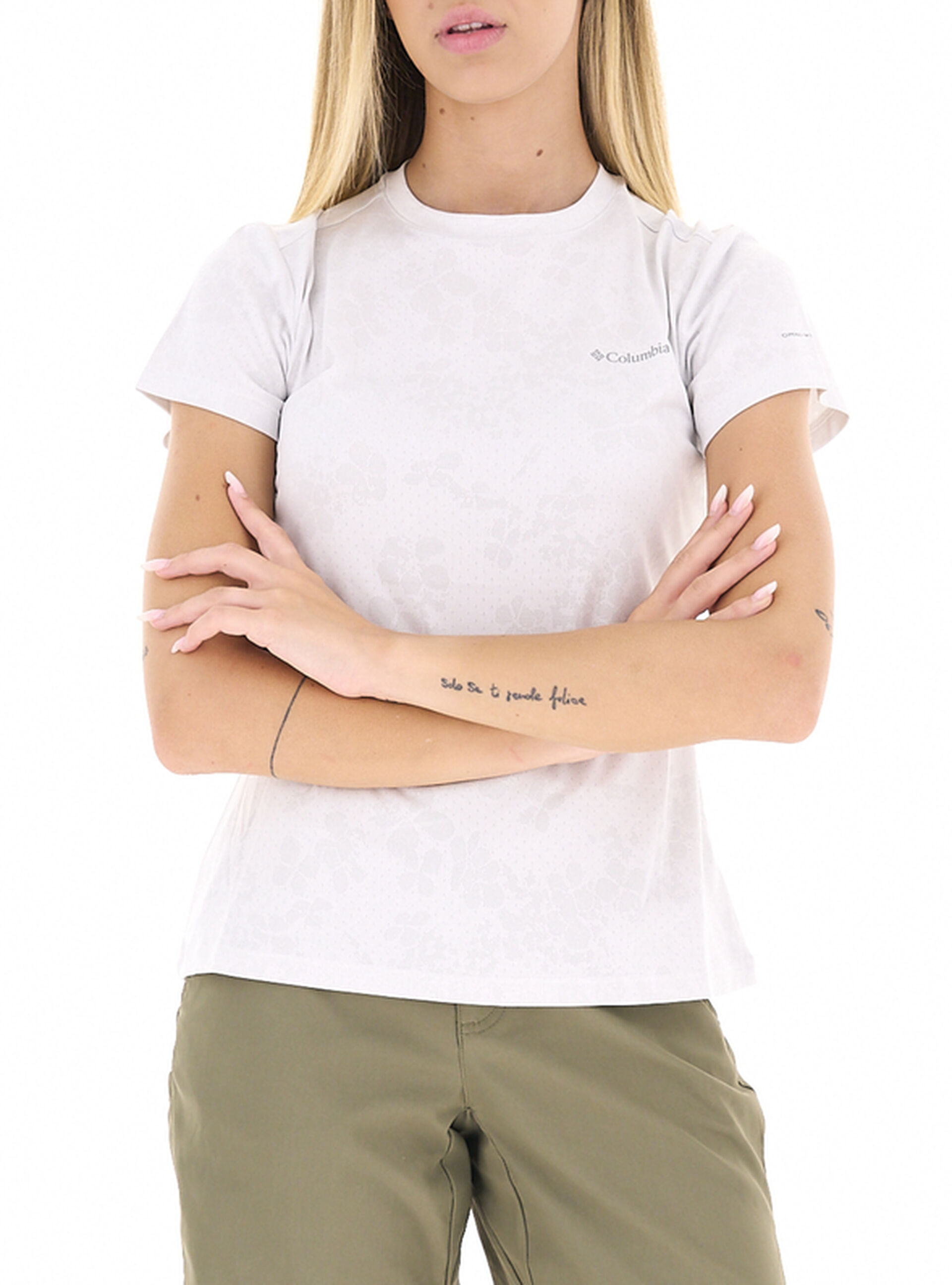 T-shirt tessuto tecnico PANNA S