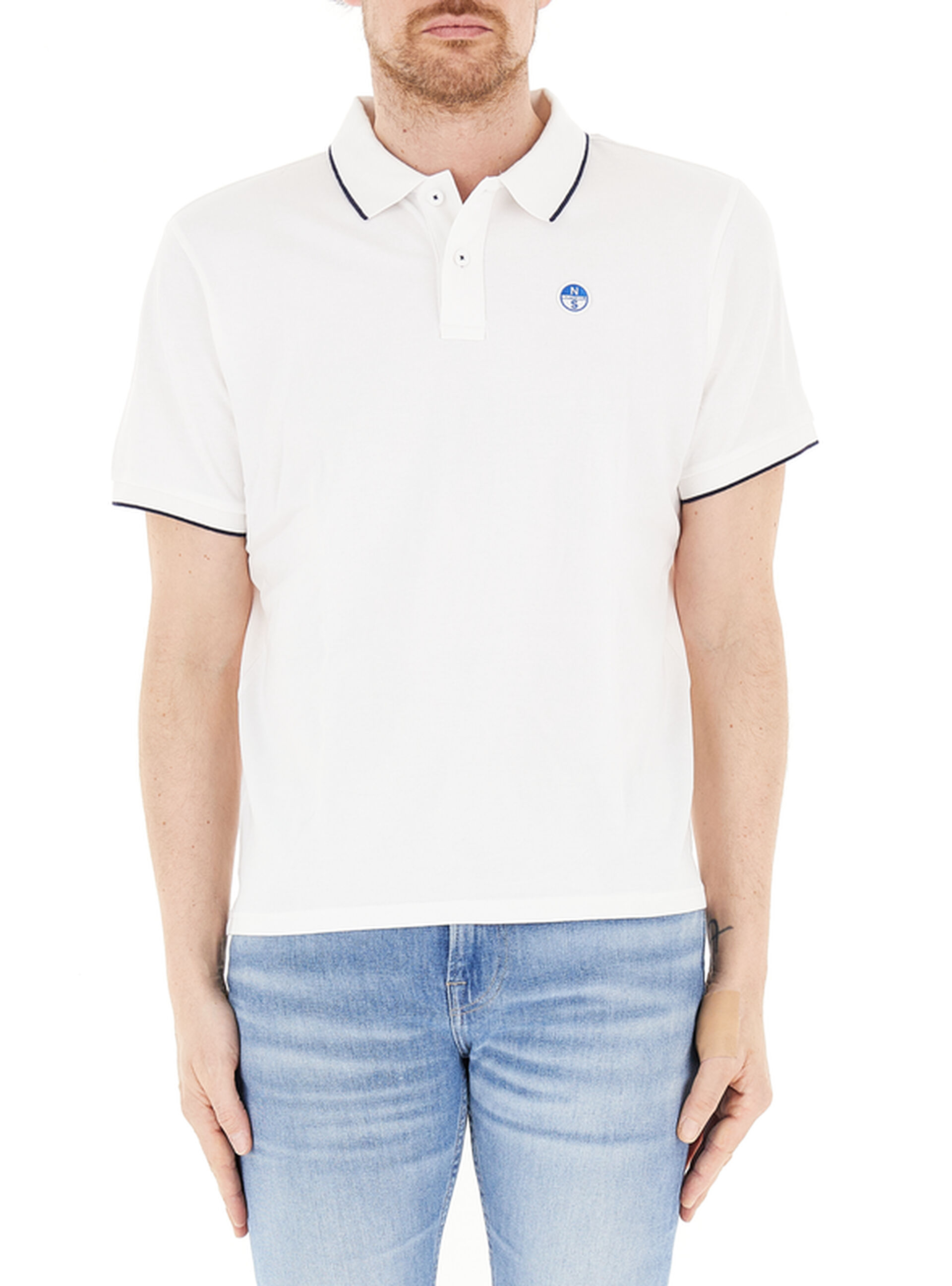 Polo maniche corte BIANCO
