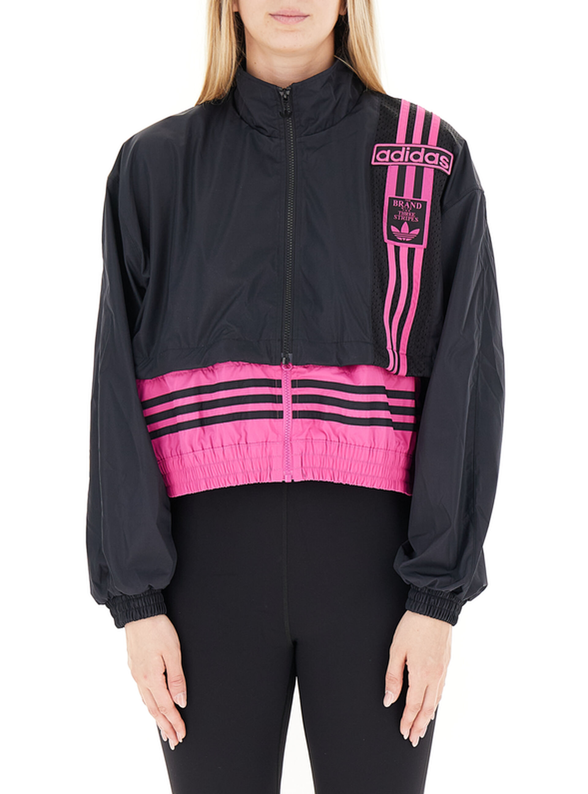 Adidas Giubbino con inserti NERO S