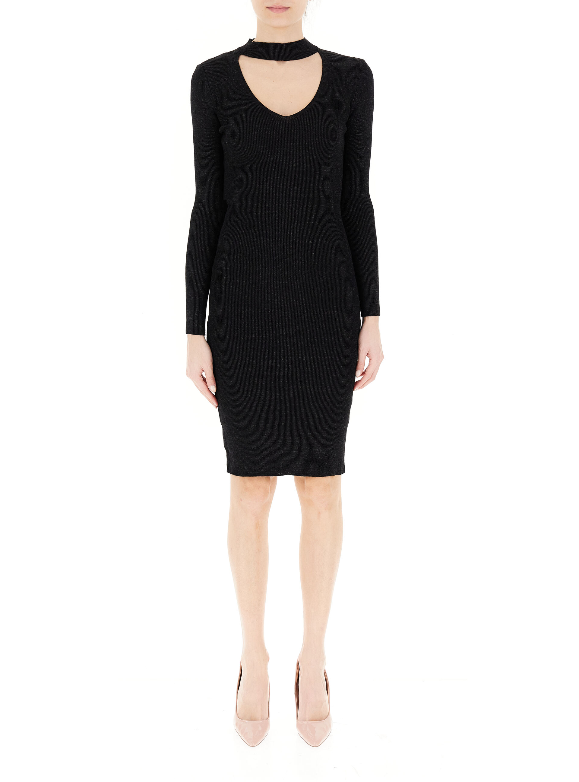 RINASCIMENTO Abito cut-out NERO