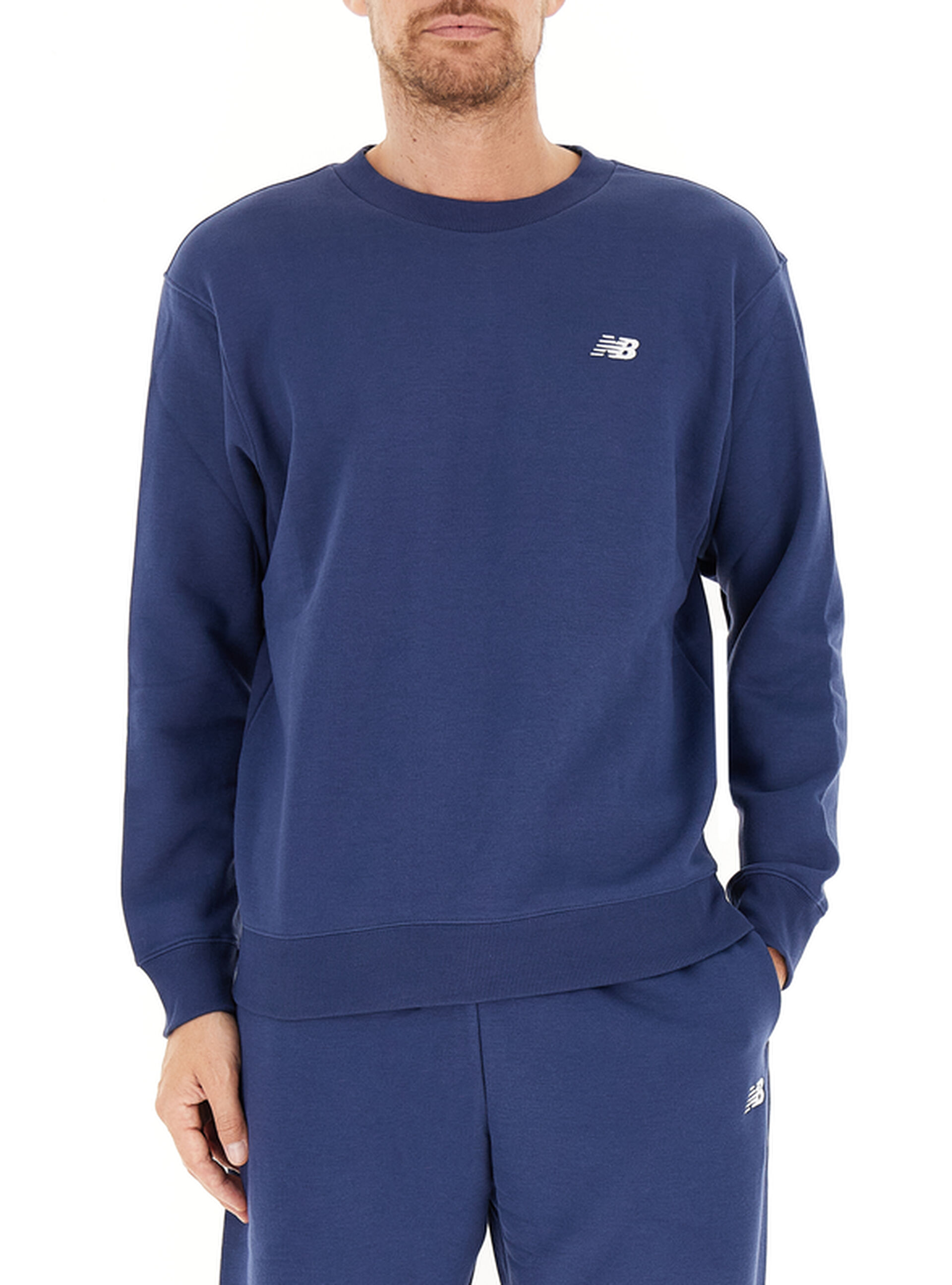 New Balance Felpa girocollo BLU