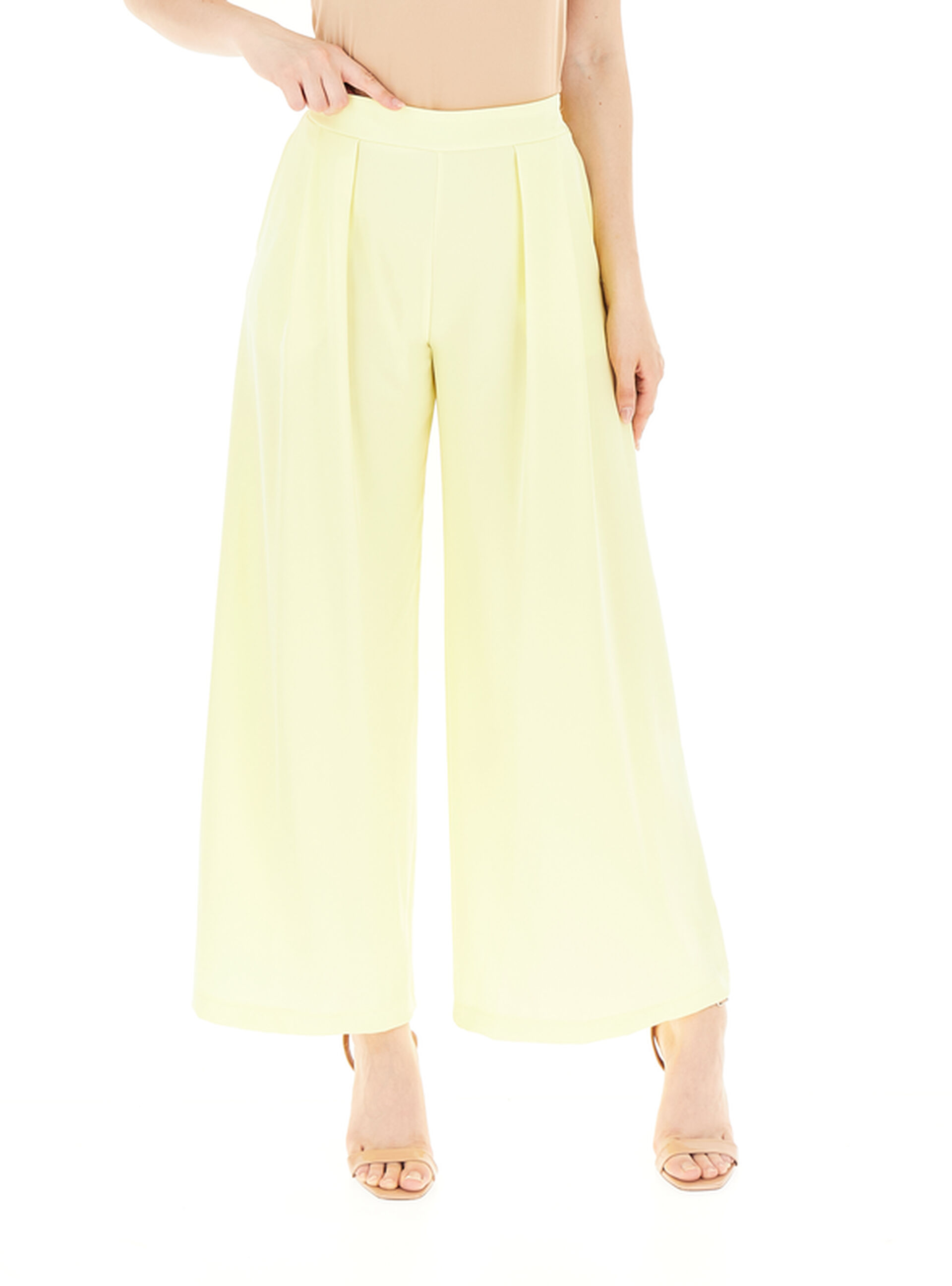 Pantalone a palazzo GIALLO