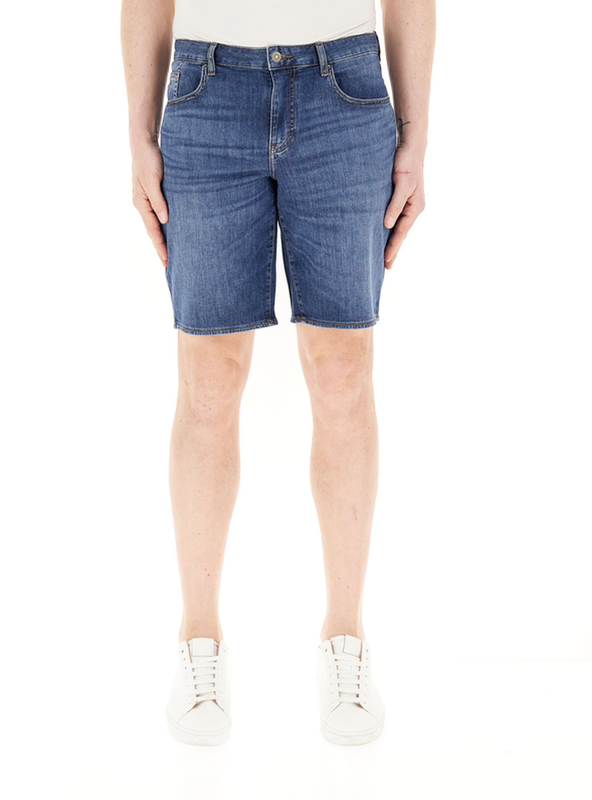 Bermuda in jeans BLU SCURO