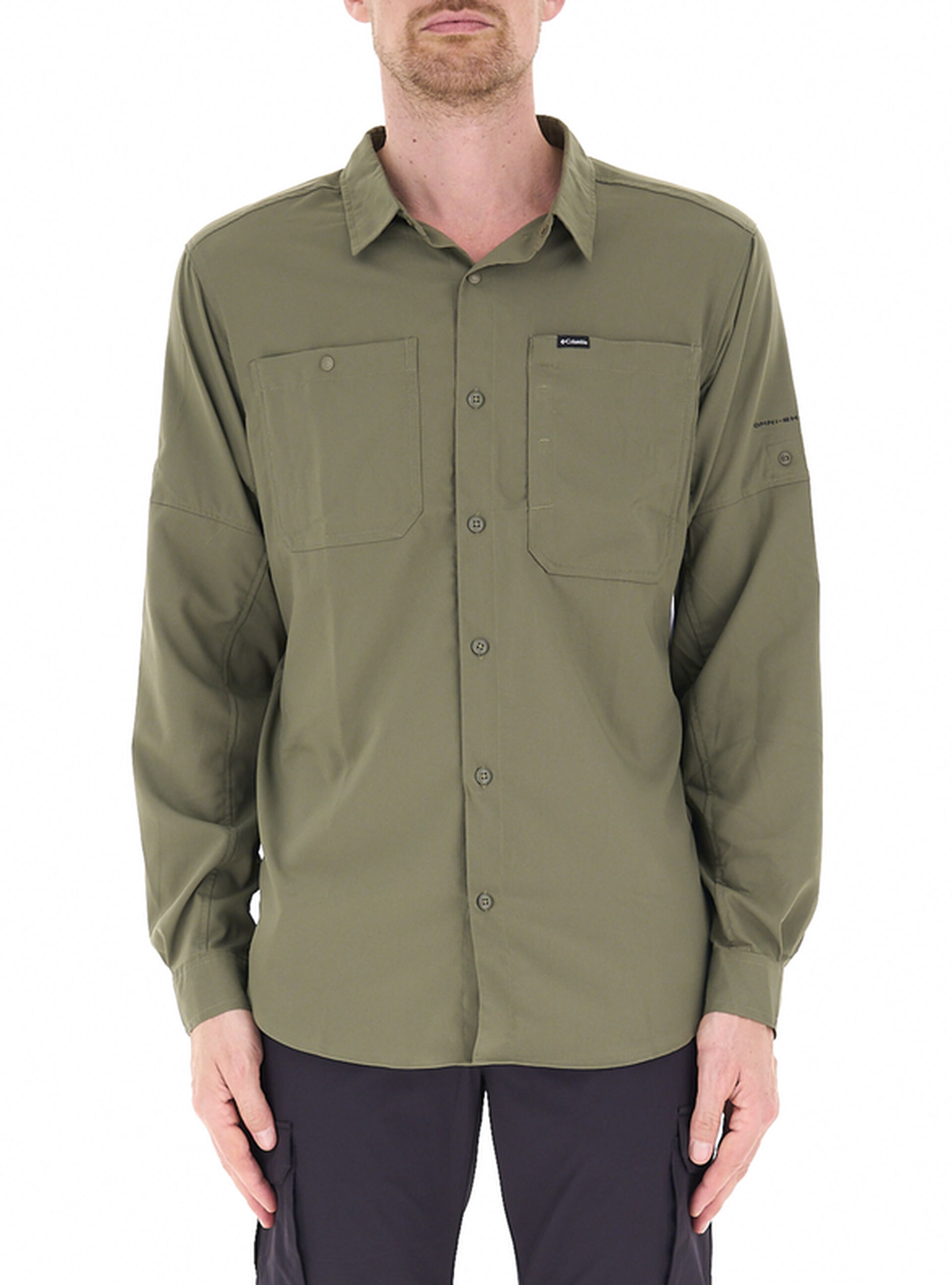 Camicia tessuto tecnico VERDE MILITARE L