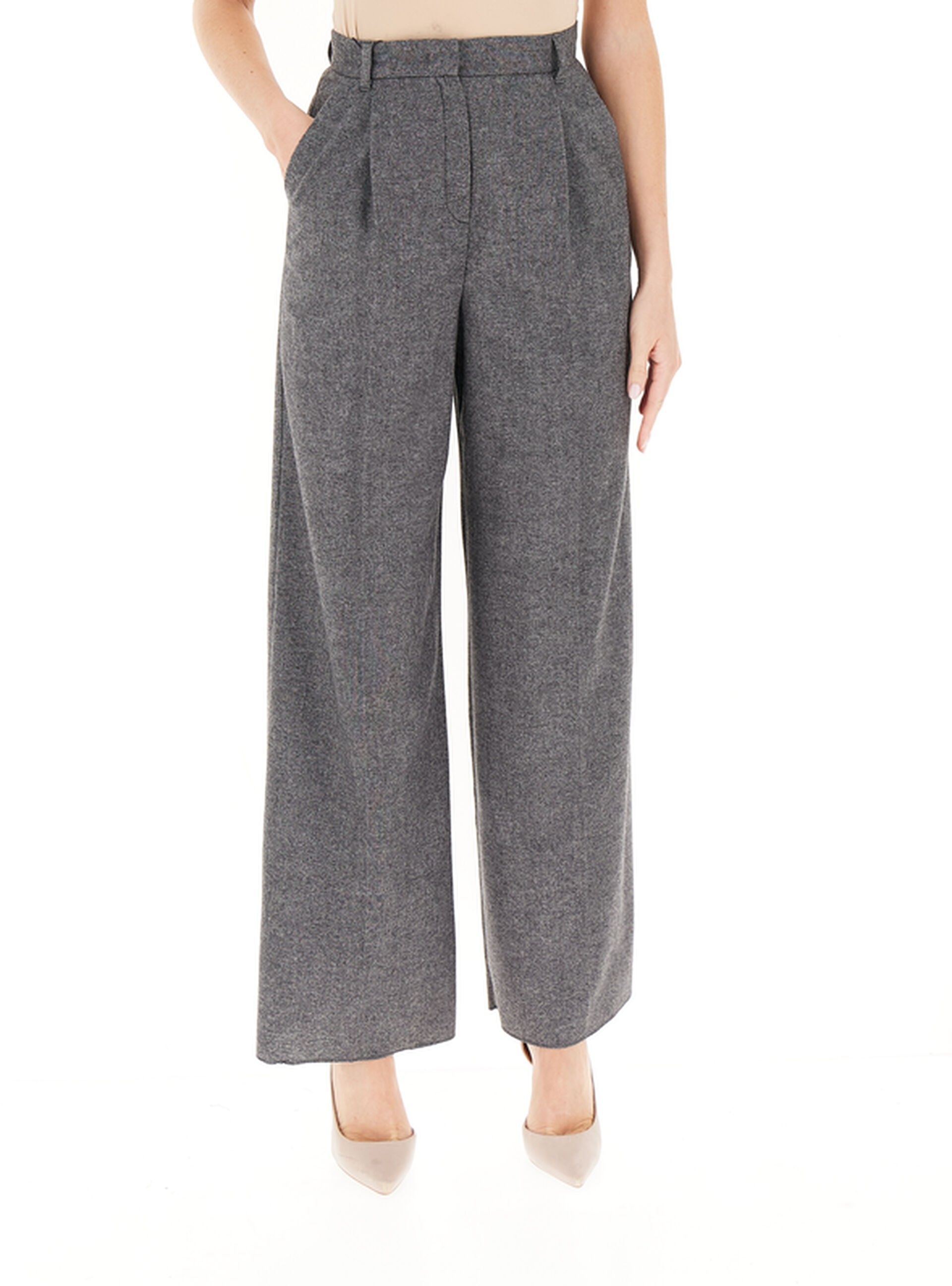 Pantalone con pinces GRIGIO 48