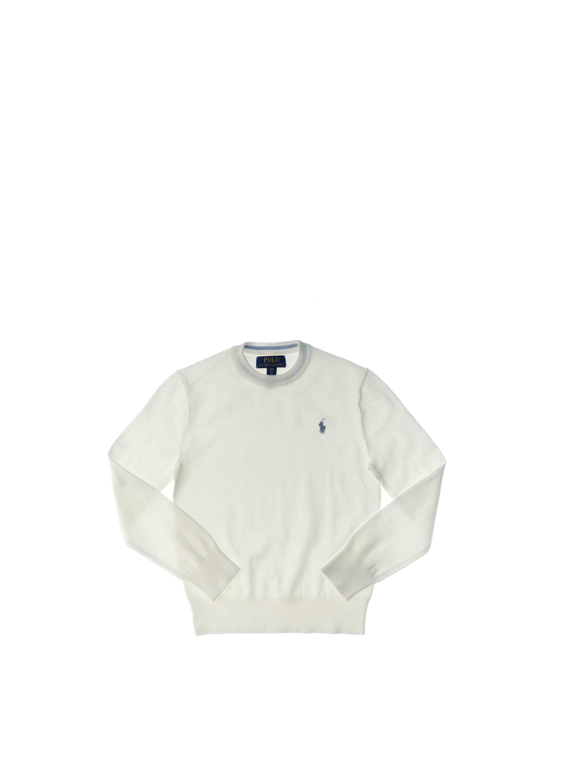 Maglione in cotone POLO BOYS PANNA M