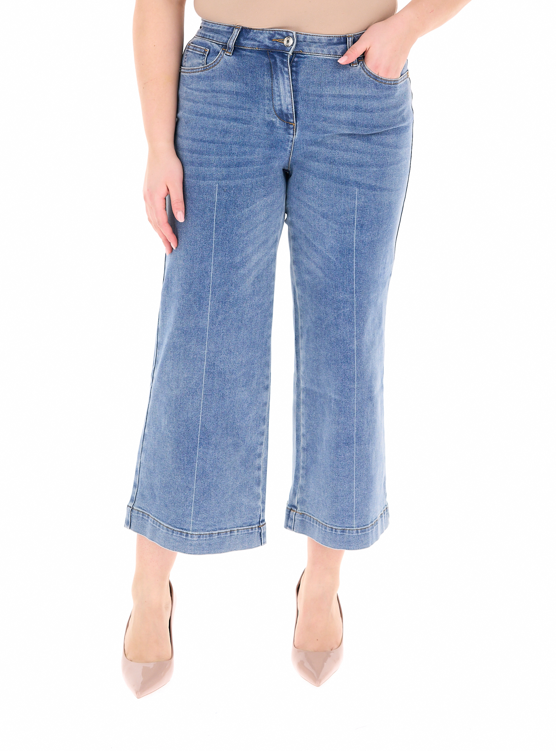 ELENA MIRO' Jeans flare BLU CHIARO