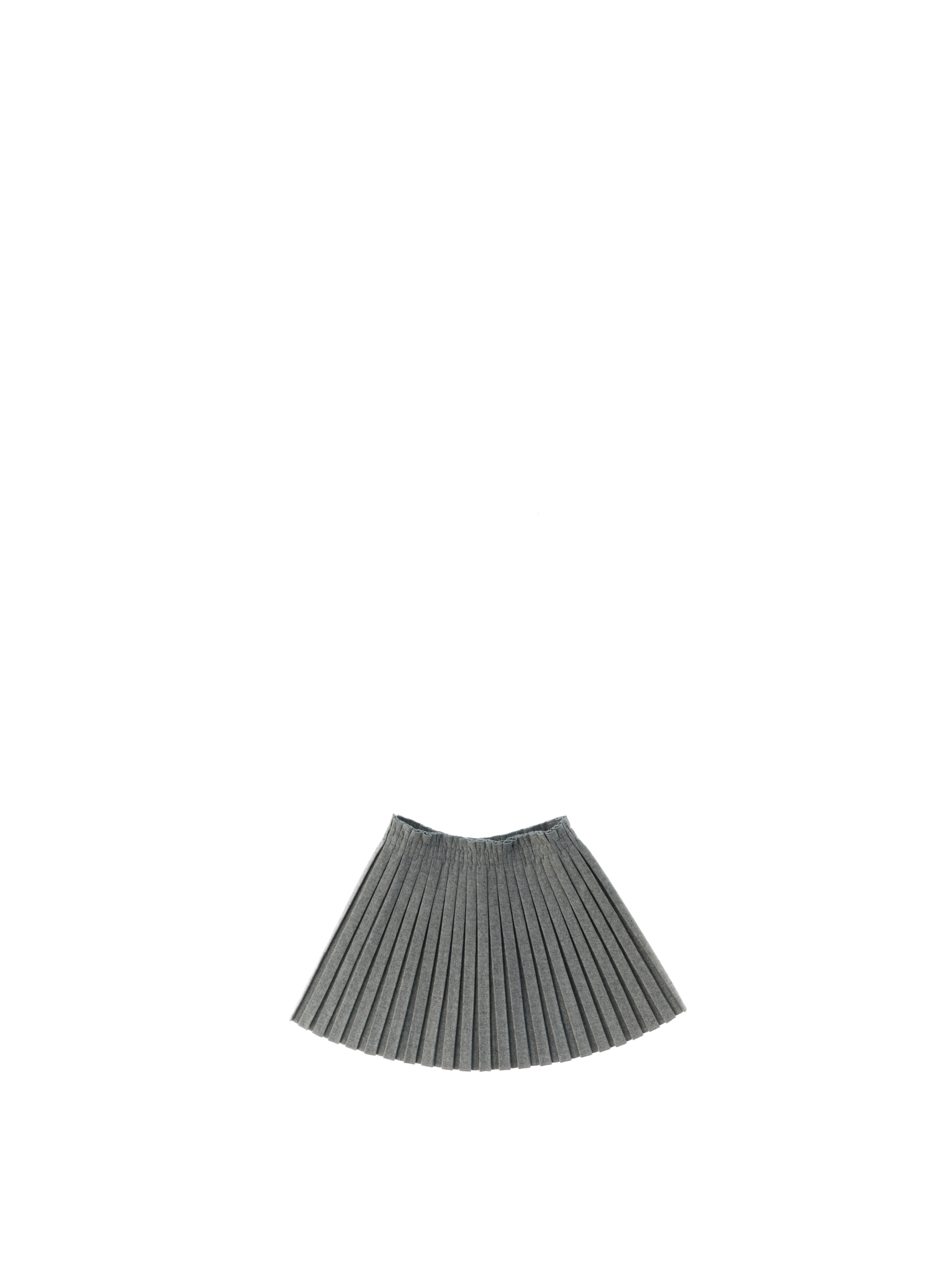 Gonna plissettata NURSERY GRIGIO 24M