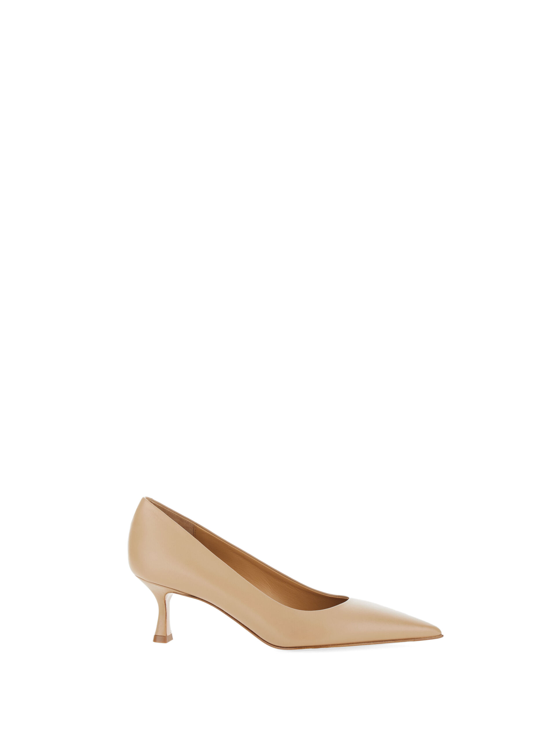 Décolleté in pelle BEIGE