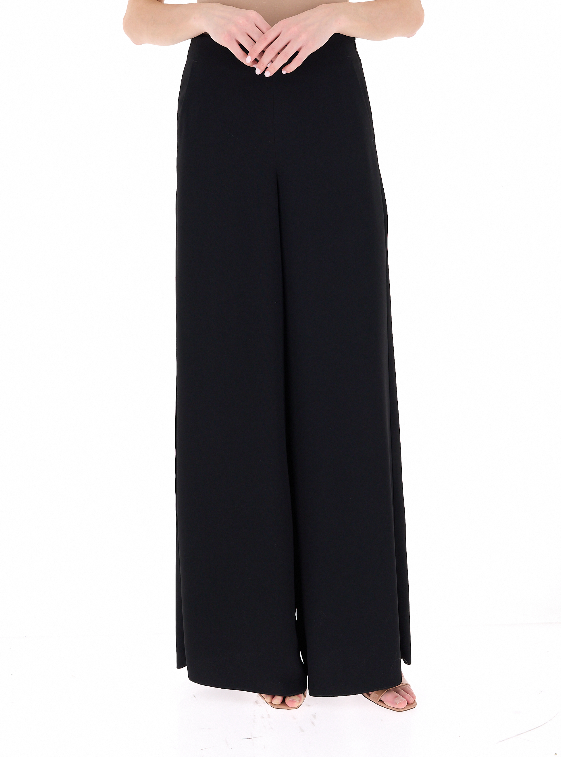 Marella Pantalone wide leg NERO