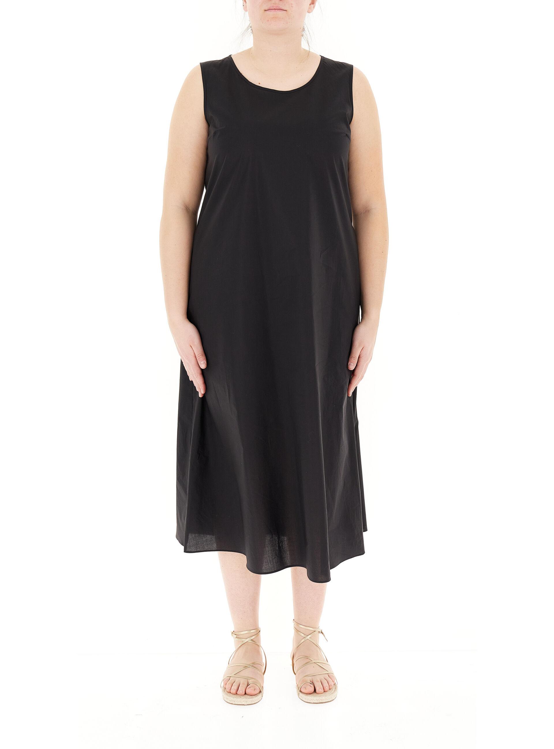 Abito smanicato midi NERO 25