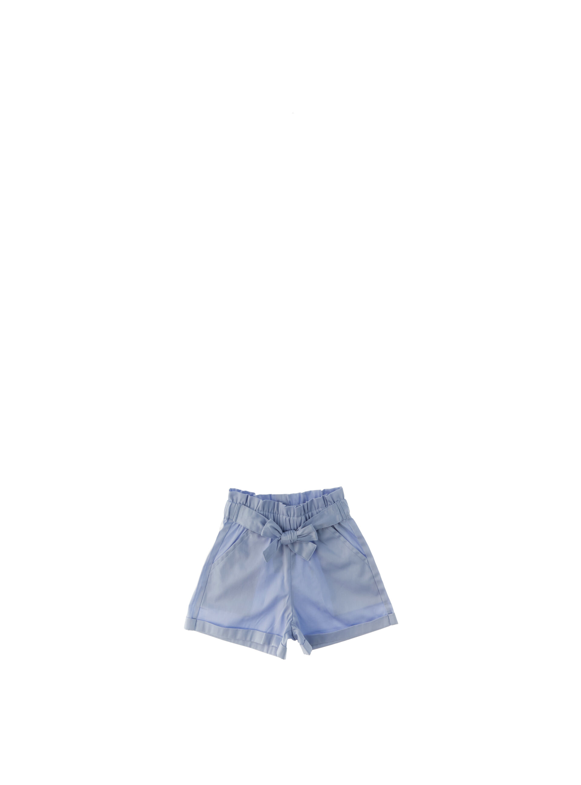 Shorts in cotone AZZURRO POLVERE