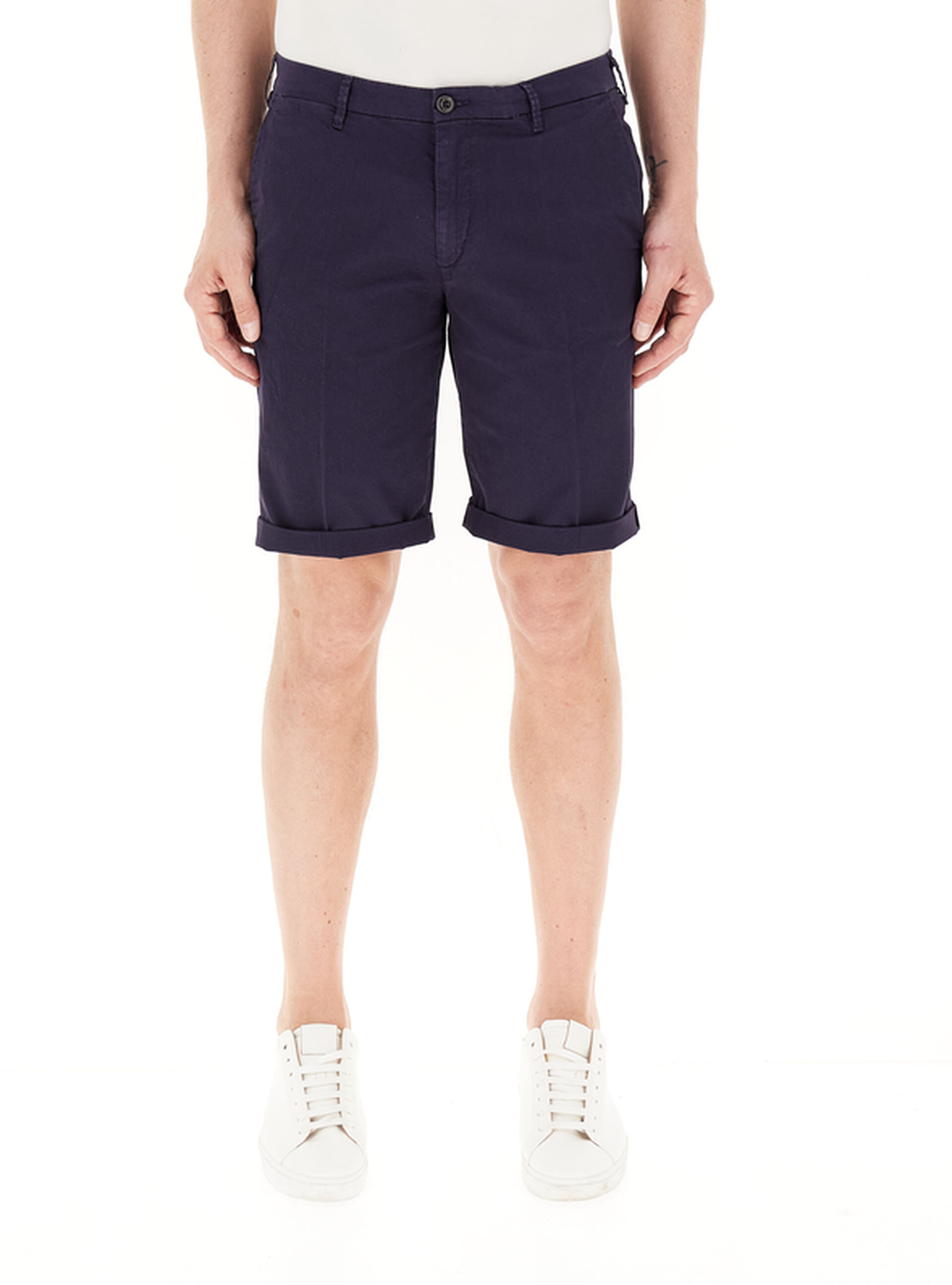 WEFT Bermuda chino BLU NAVY