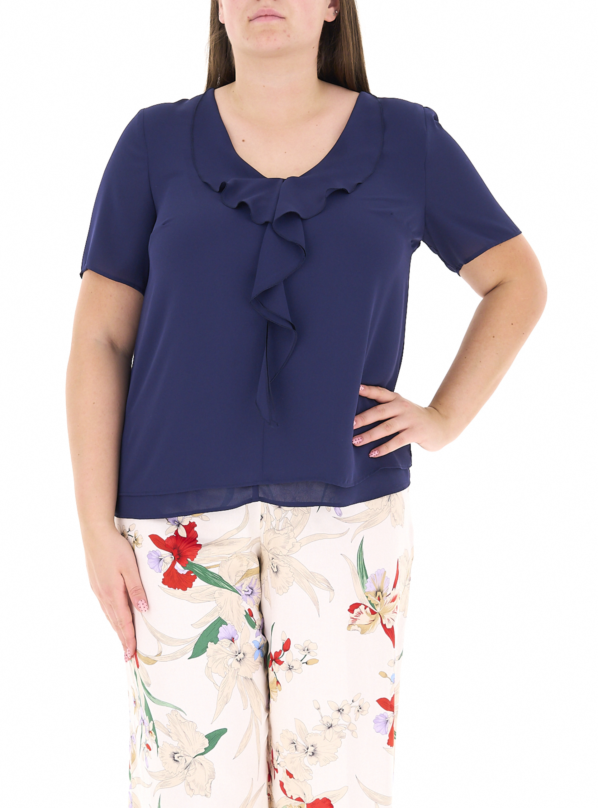 Blusa con volants LUISA VIOLA PERFORMA