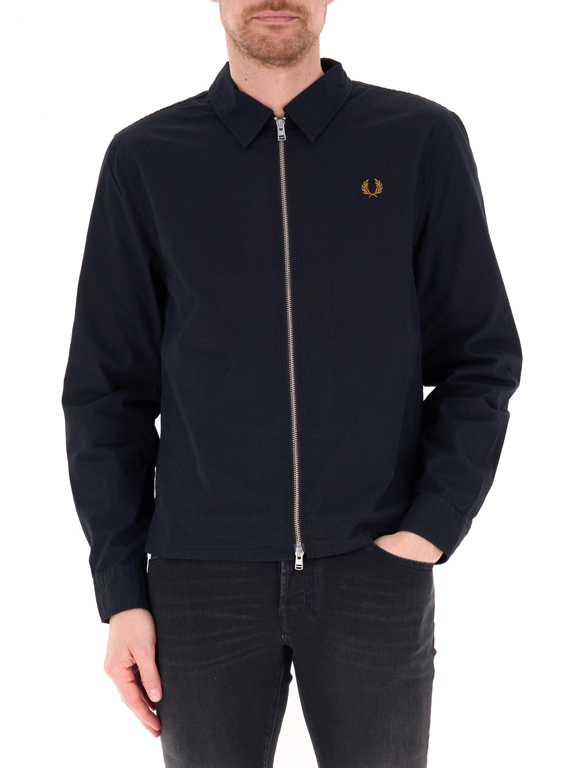 Giacca overshirt sfoderata BLU NOTTE L