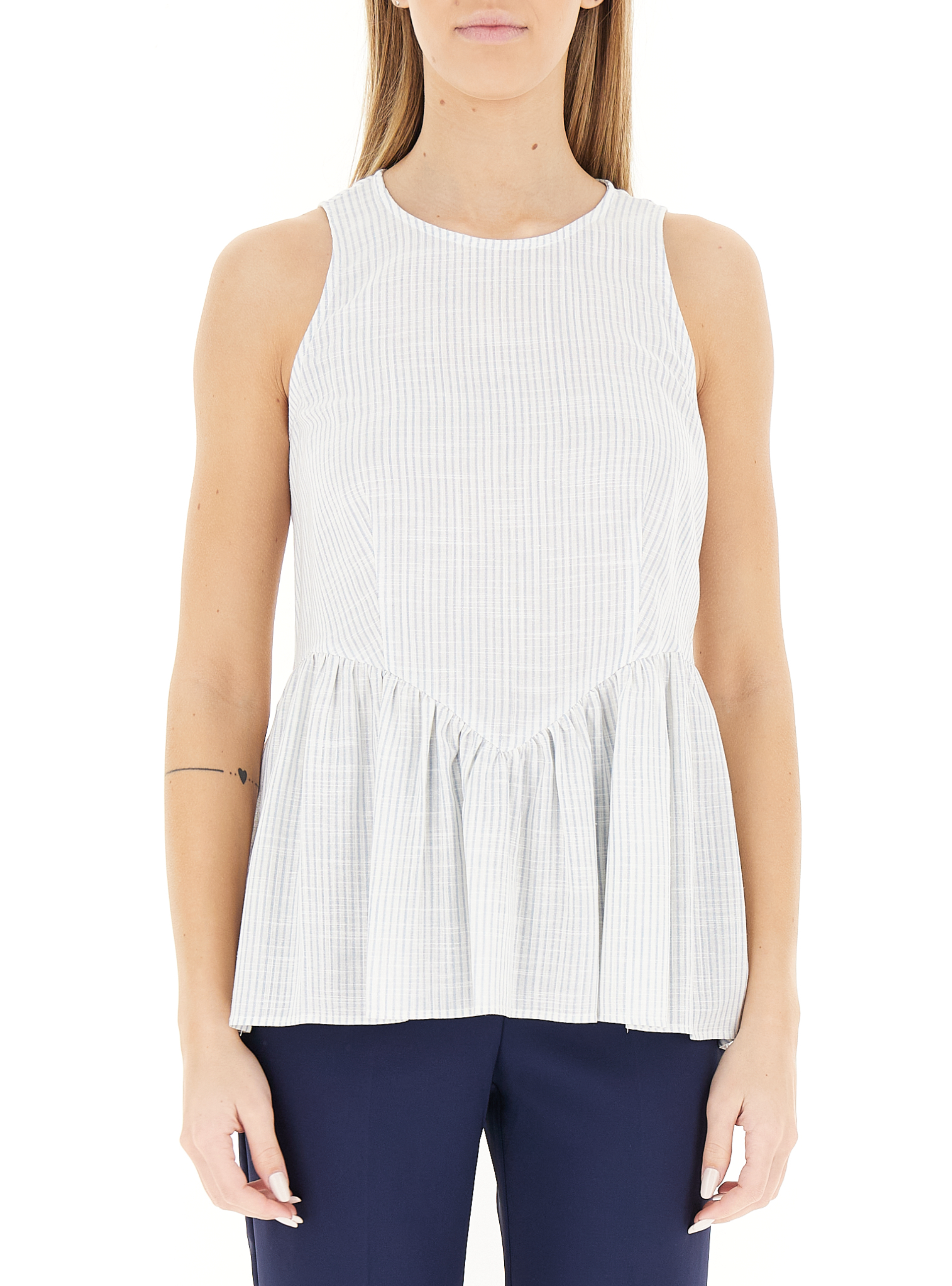KOCCA Top misto lino PANNA