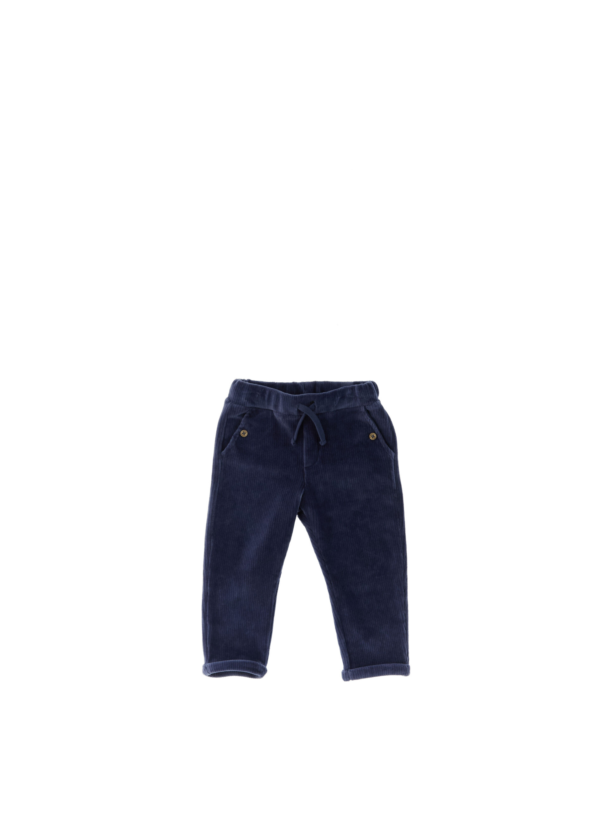 Pantalone velluto costine BLU NAVY
