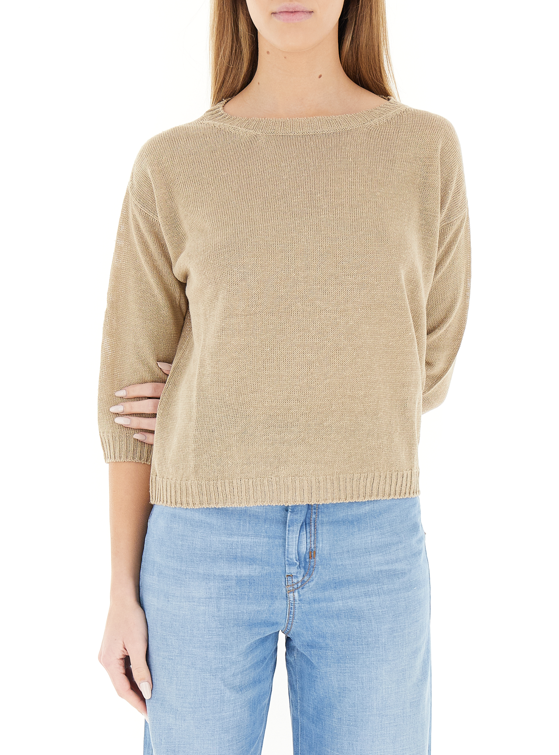 Maglia in lino BEIGE