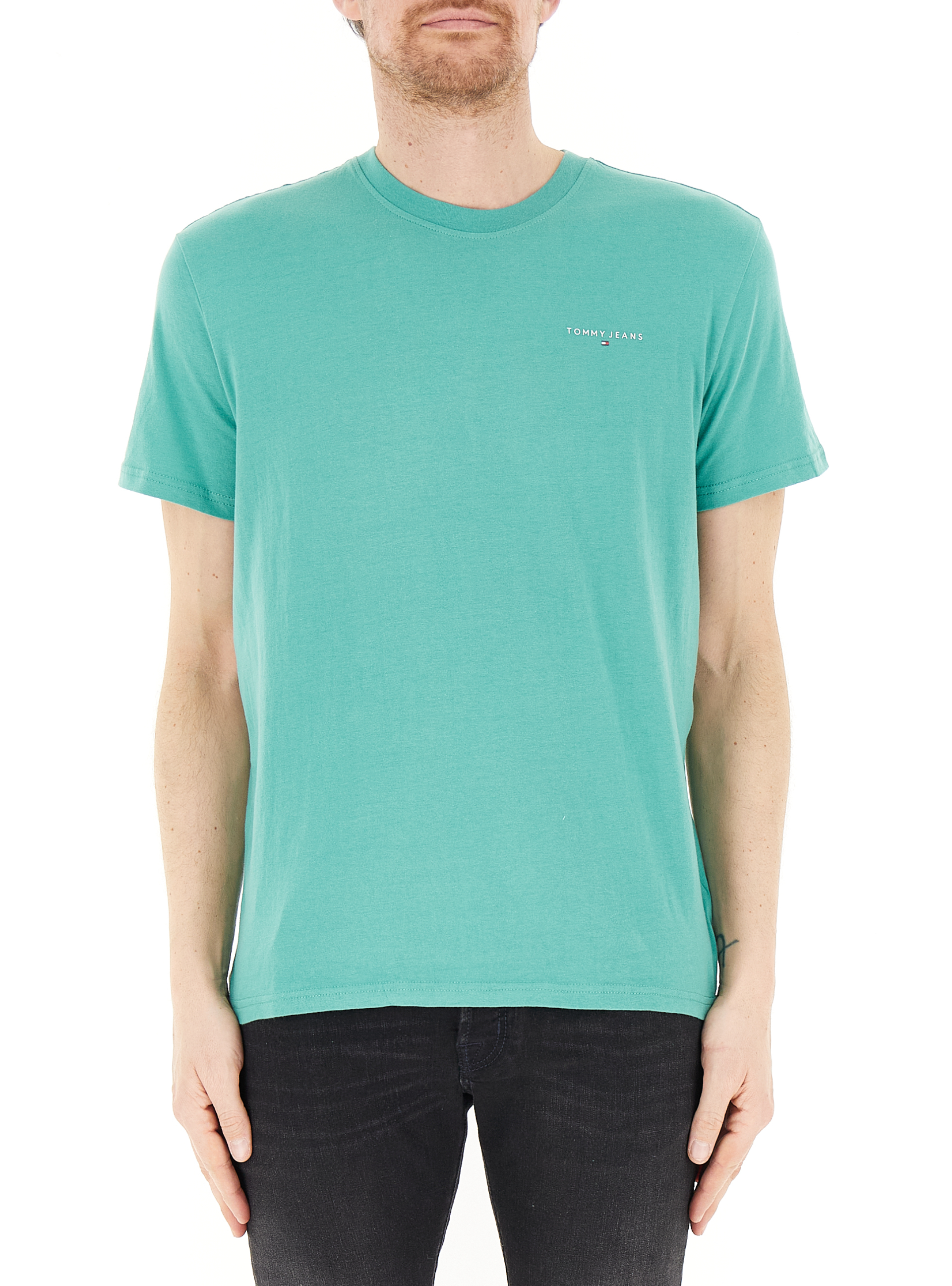 T-shirt girocollo TURCHESE S