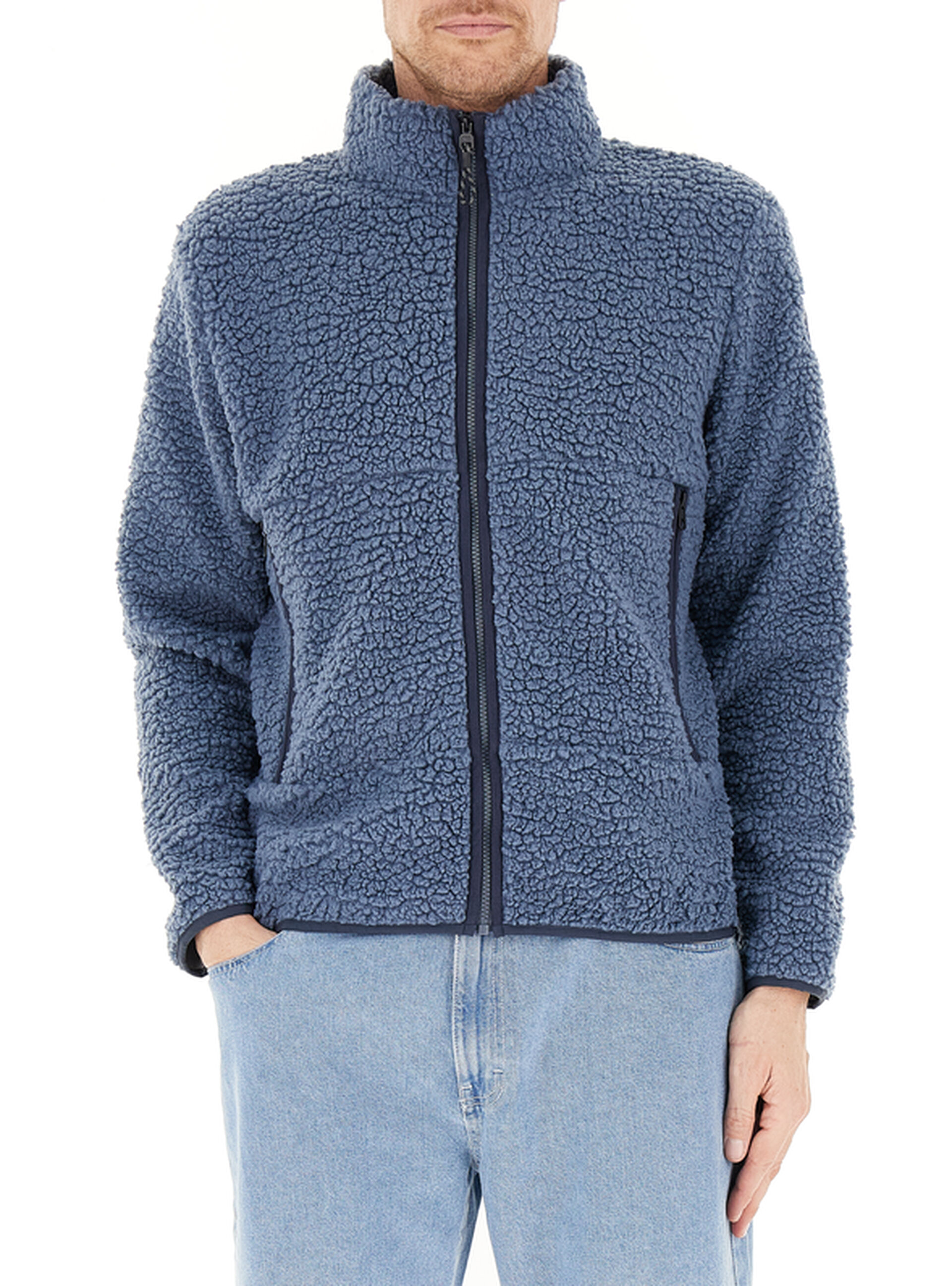 CAPE HORN Giacca in pile BLU AVIO