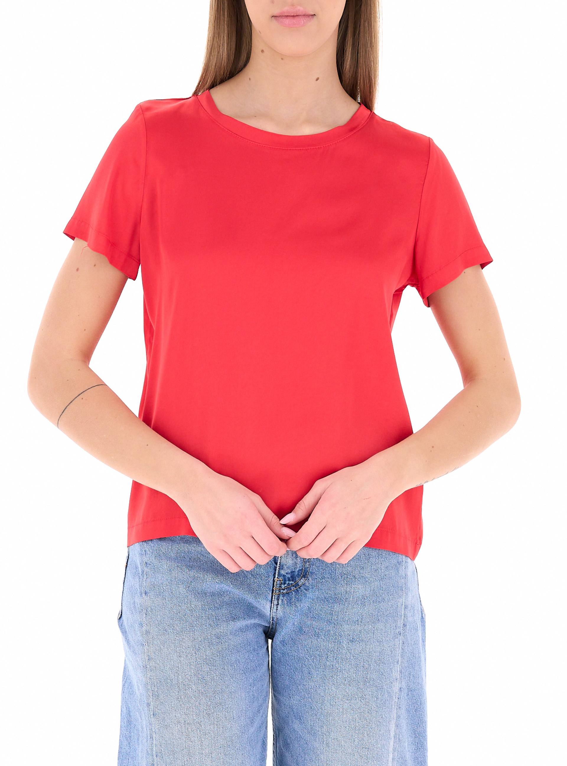 VICOLO Blusa in viscosa ROSSO S