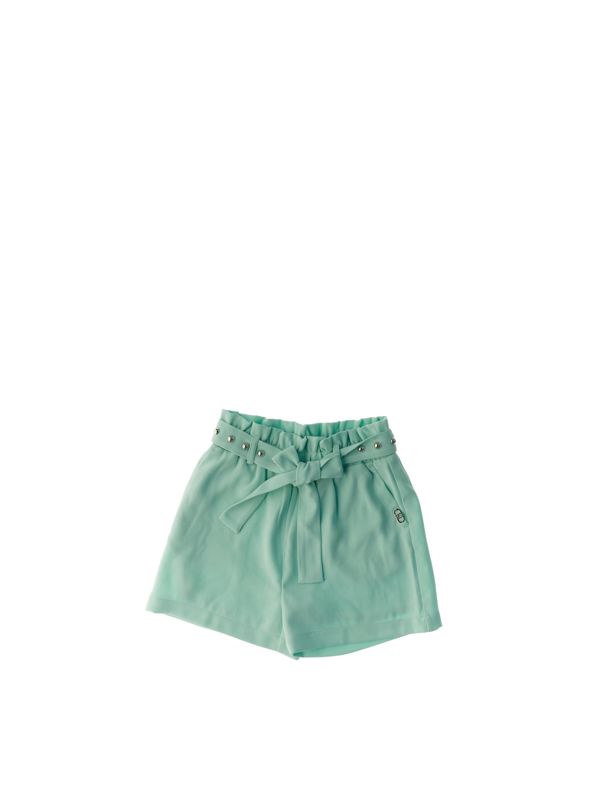 Shorts con cintura JUNIOR VERDE ACQUA M