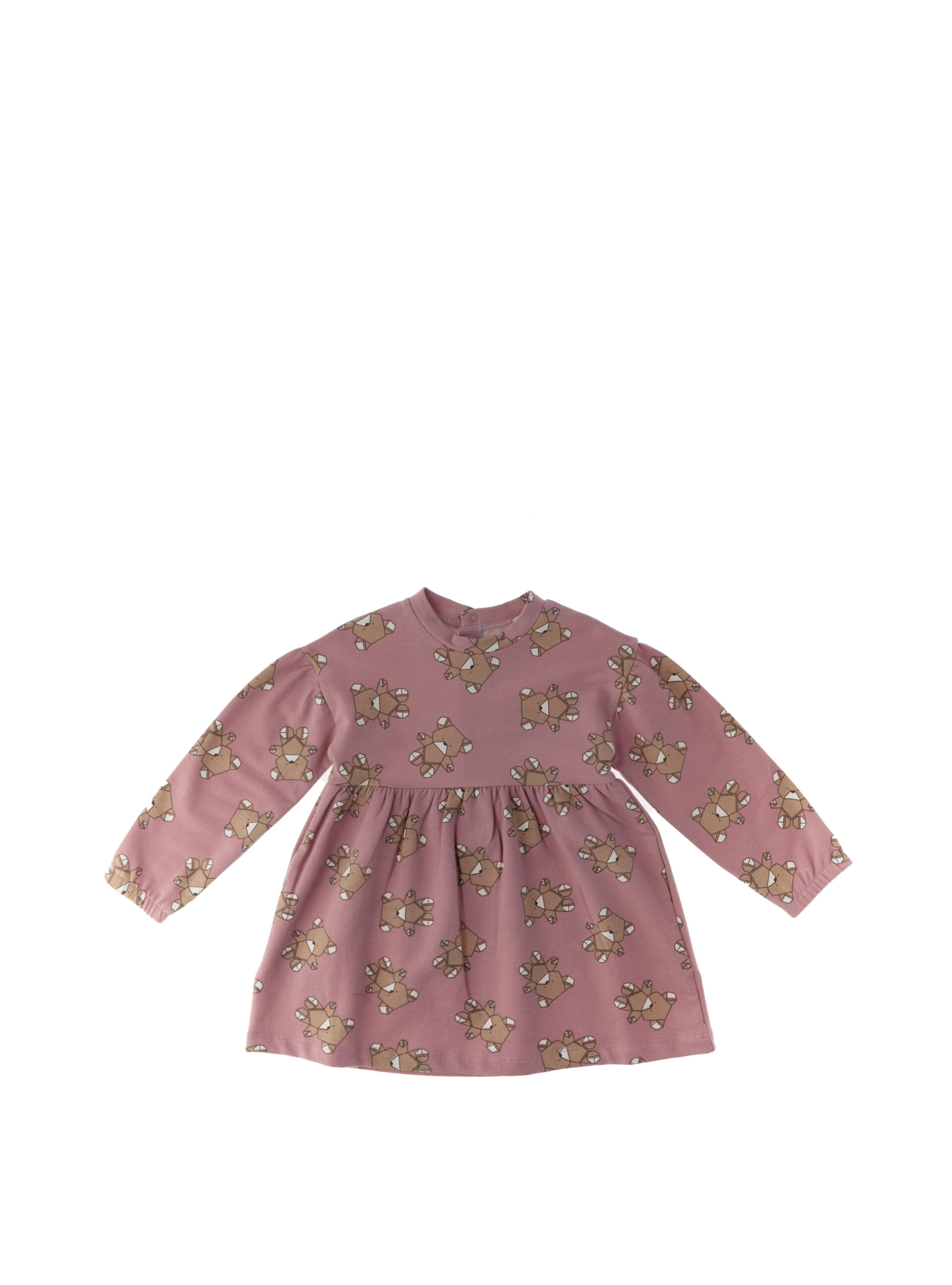 Abito in cotone ROSA ANTICO 18M