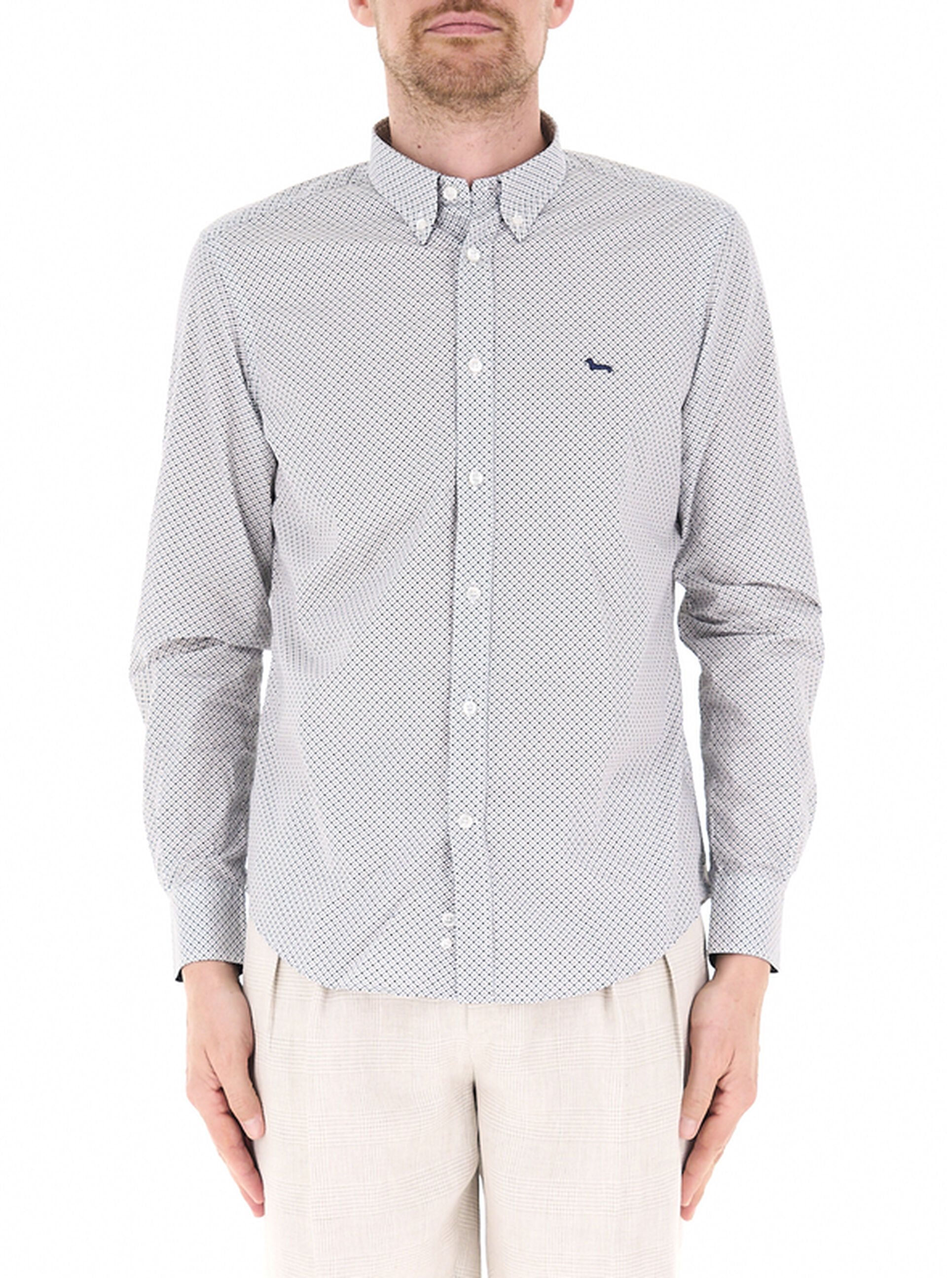 Camicia button-down GRIGIO XXL