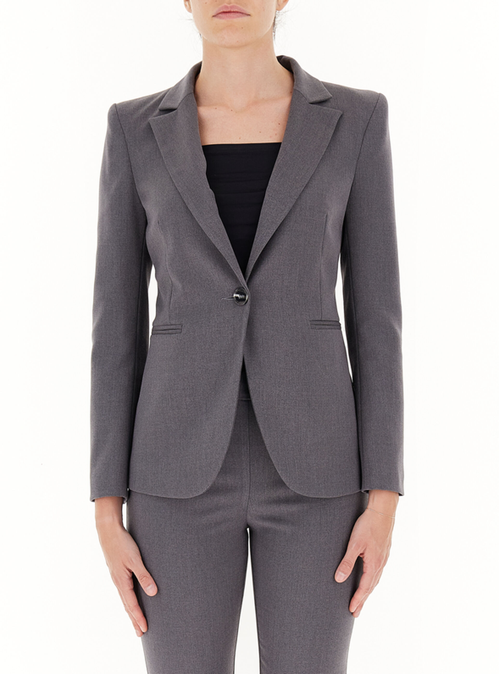 Blazer monopetto GRIGIO