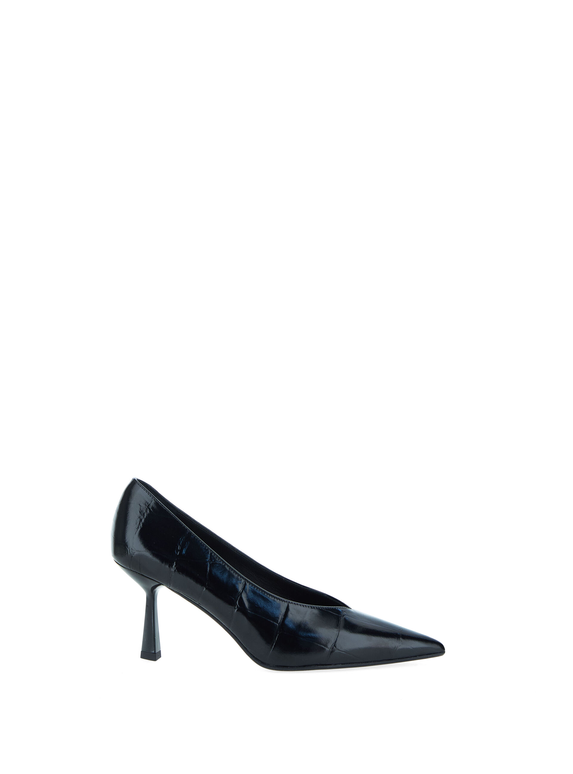 CHANTAL Décolleté in pelle NERO