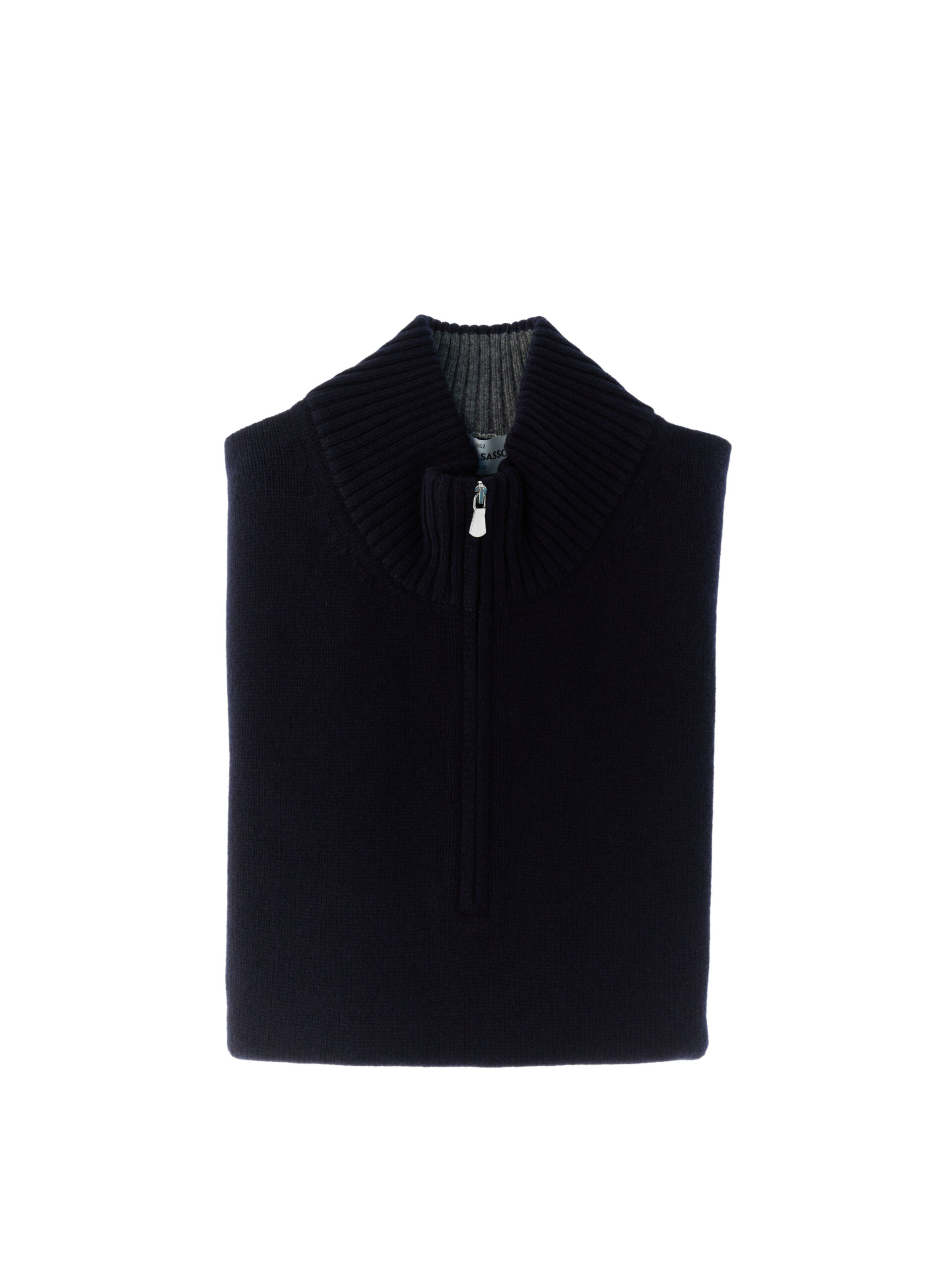 GRAN SASSO Lupetto mezza zip BLU