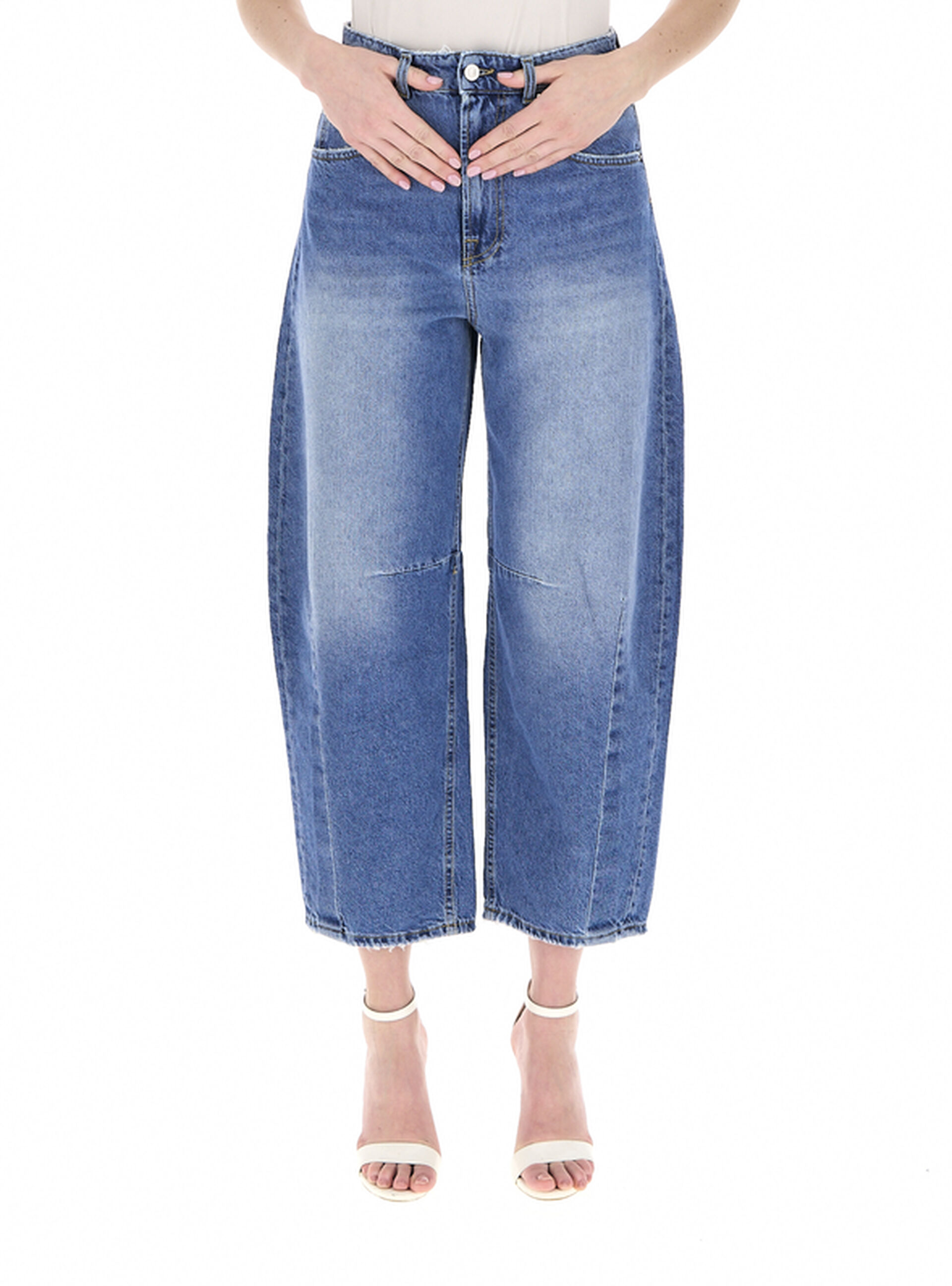 VICOLO Jeans balloon BLU M