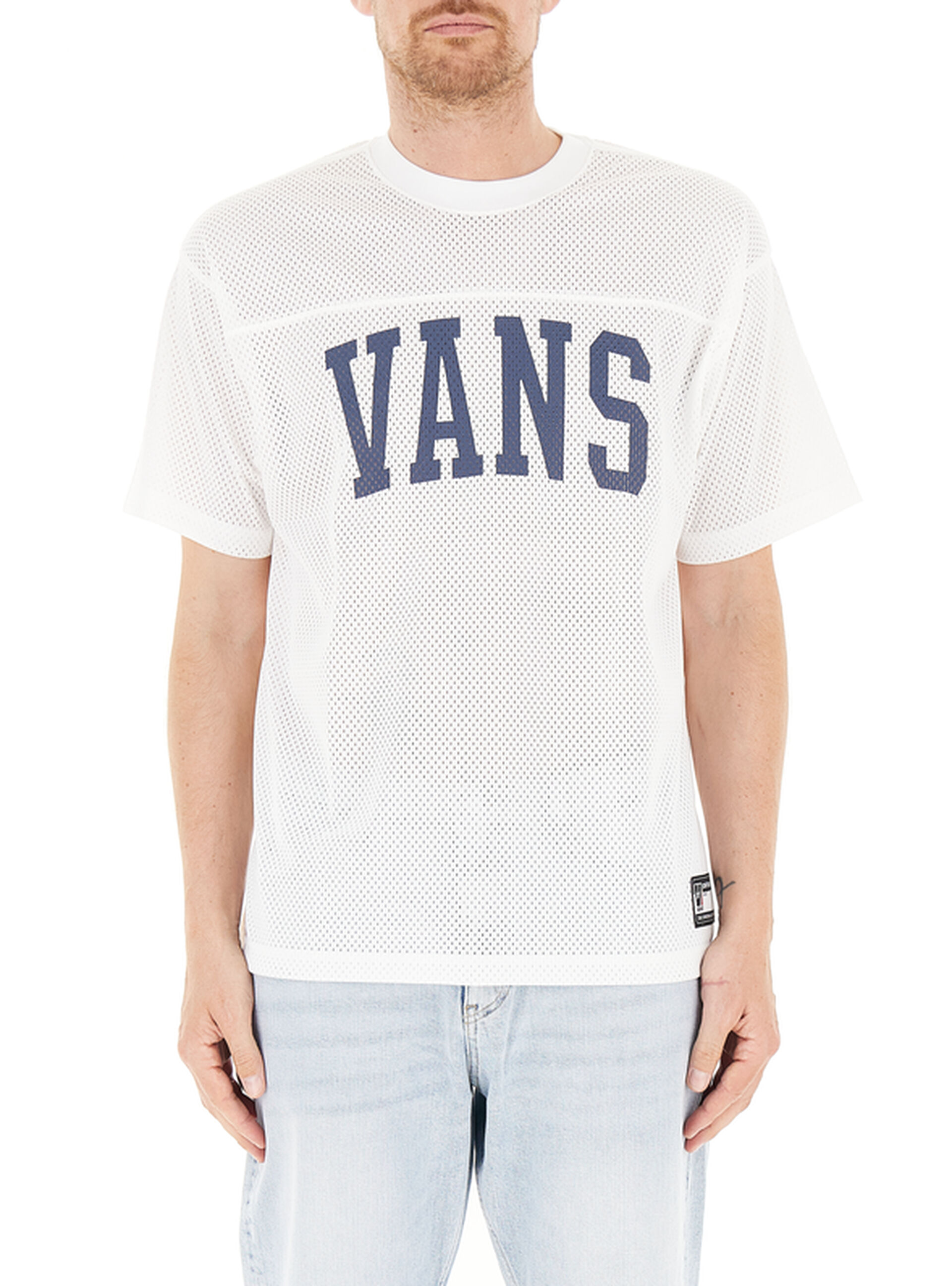 Vans T-shirt a rete BIANCO
