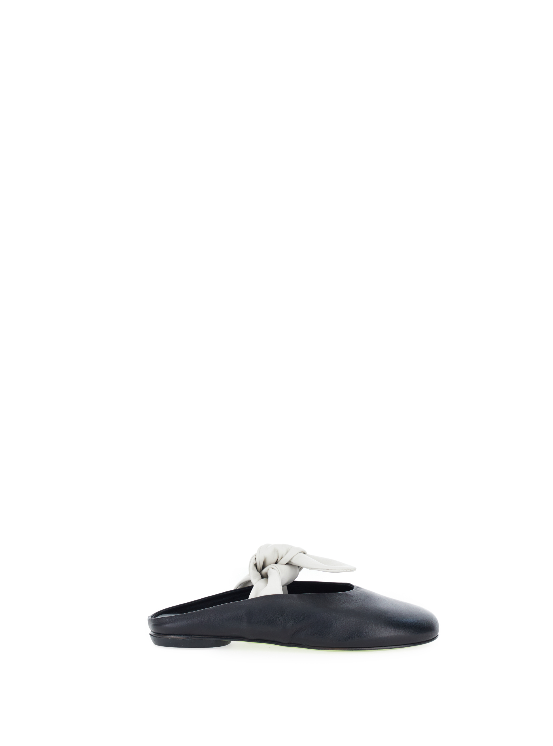 ERNESTO DOLANI Mules in pelle NERO