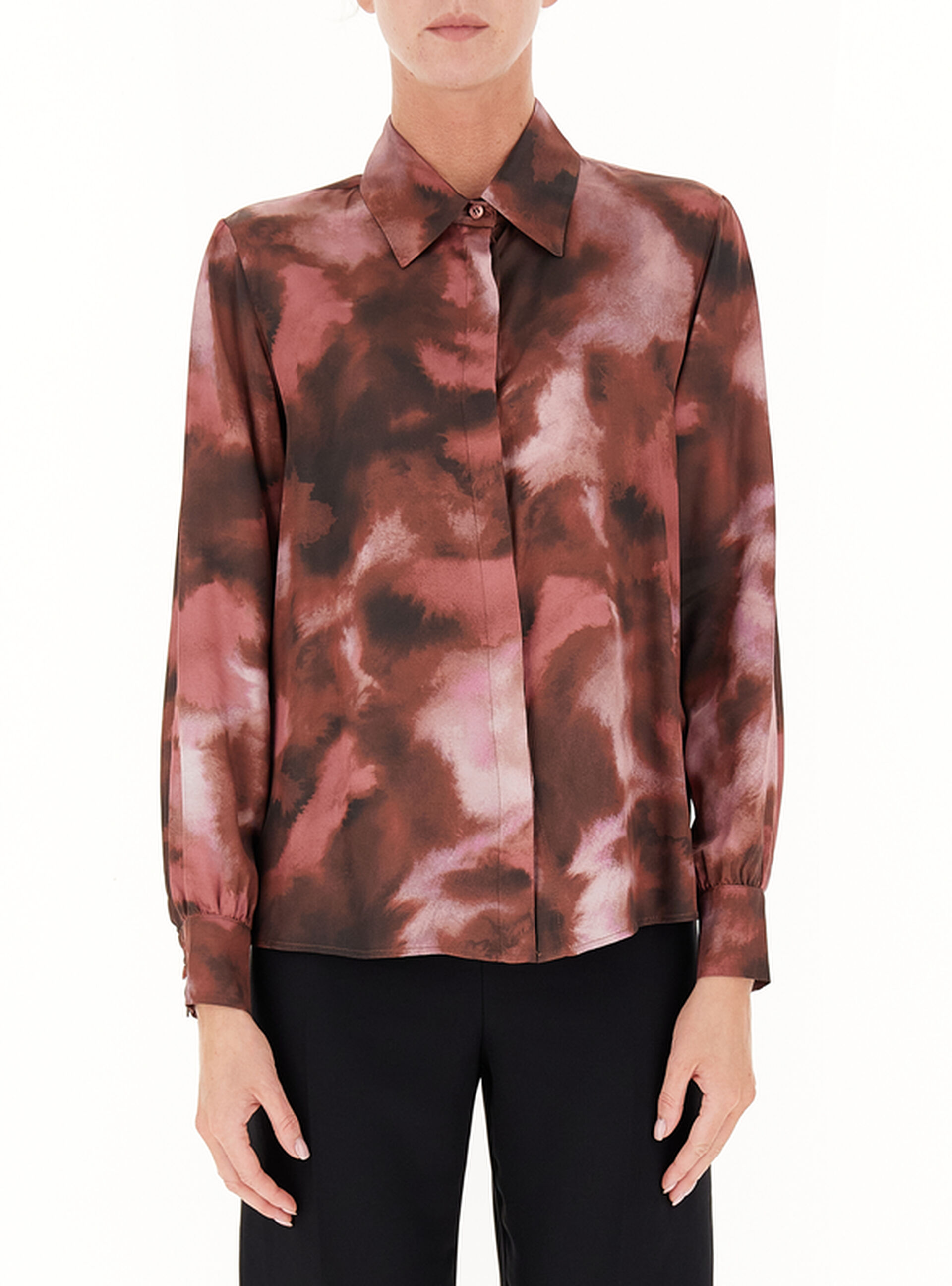 Camicia in viscosa LIU JEANS ROSA 40