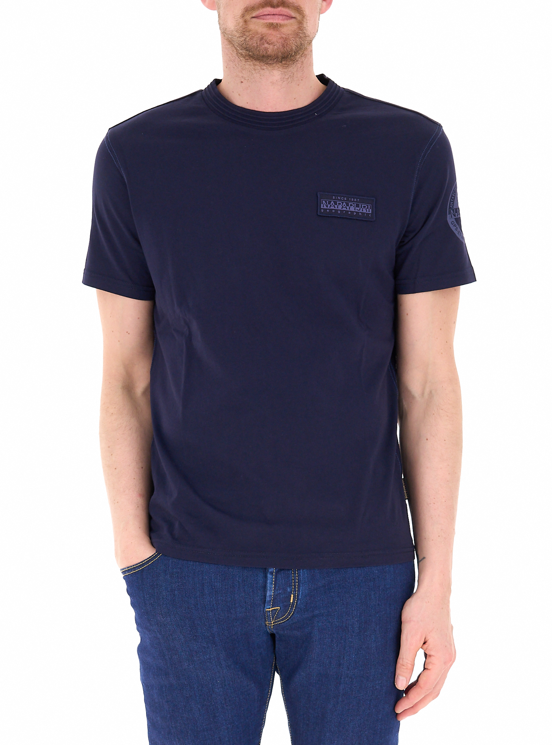 T-shirt in cotone BLU NAVY
