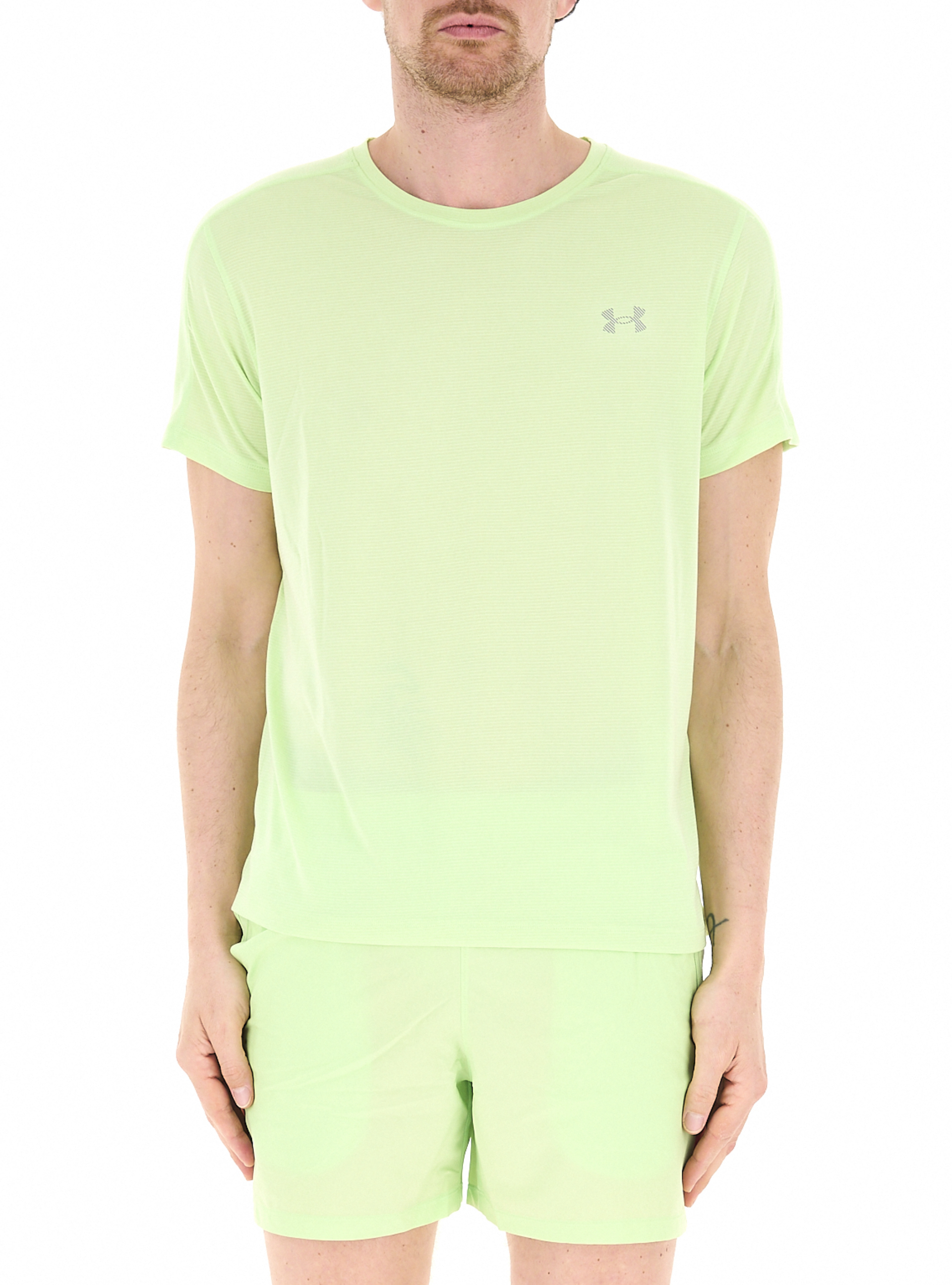T-shirt tessuto tecnico VERDE FLUO SM
