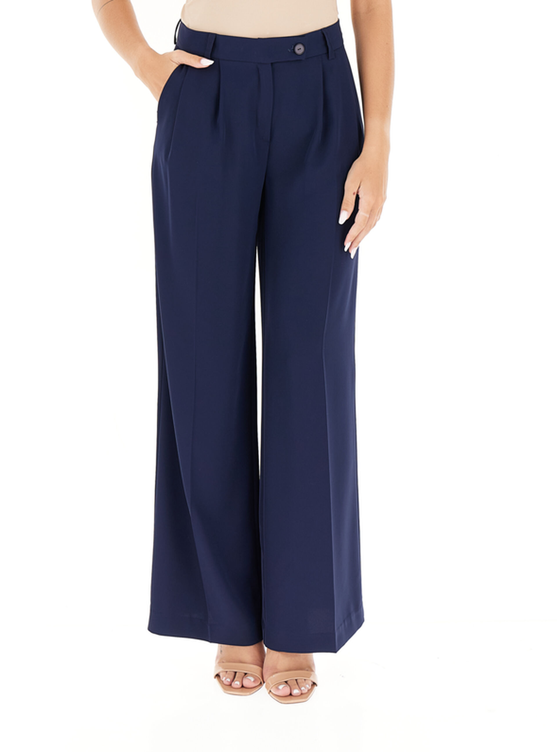 Pantalone a palazzo BLU NAVY