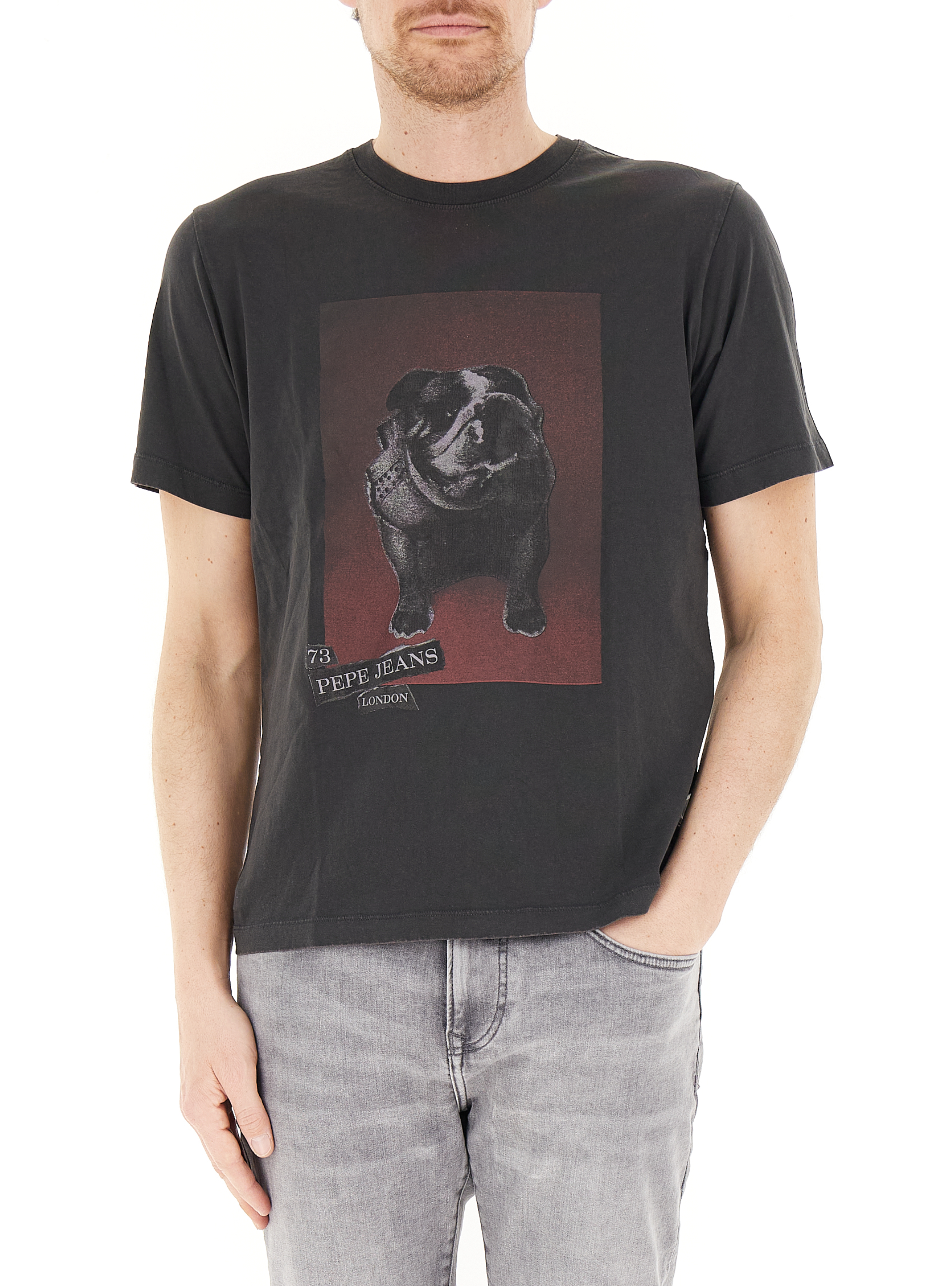 T-shirt girocollo ANTRACITE XL