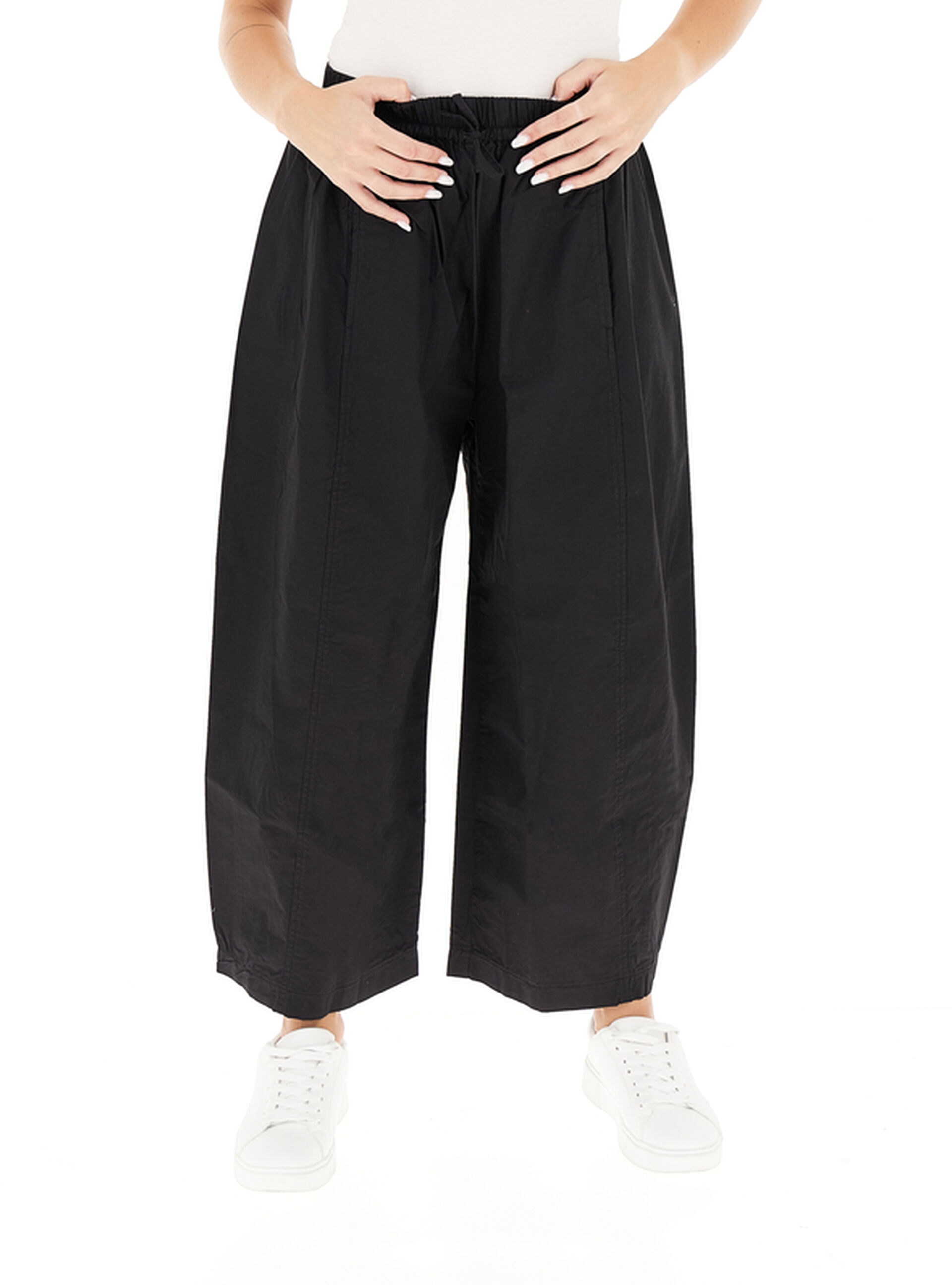 DEHA Pantalone wide leg NERO