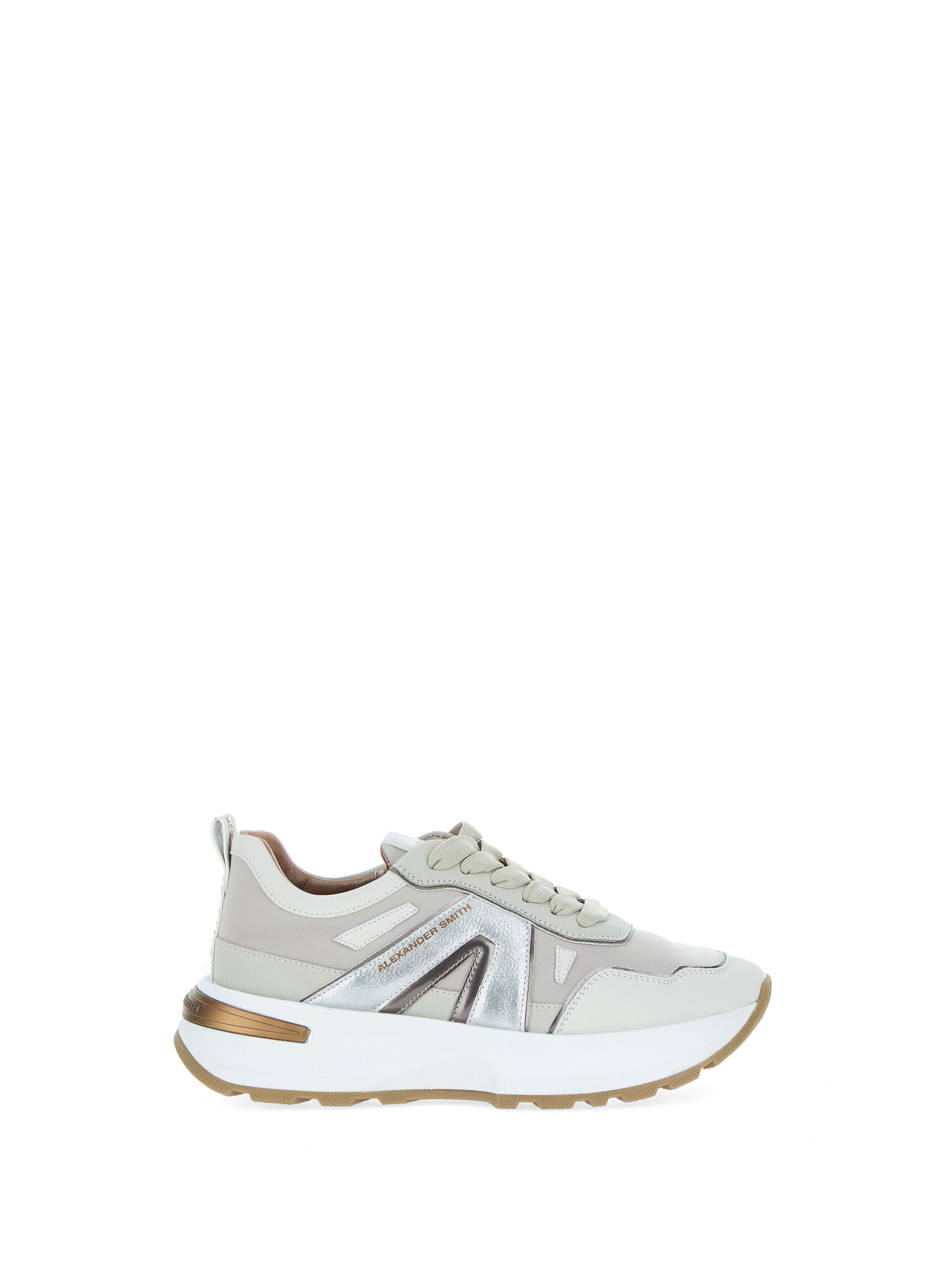 Sneakers con inserti BEIGE