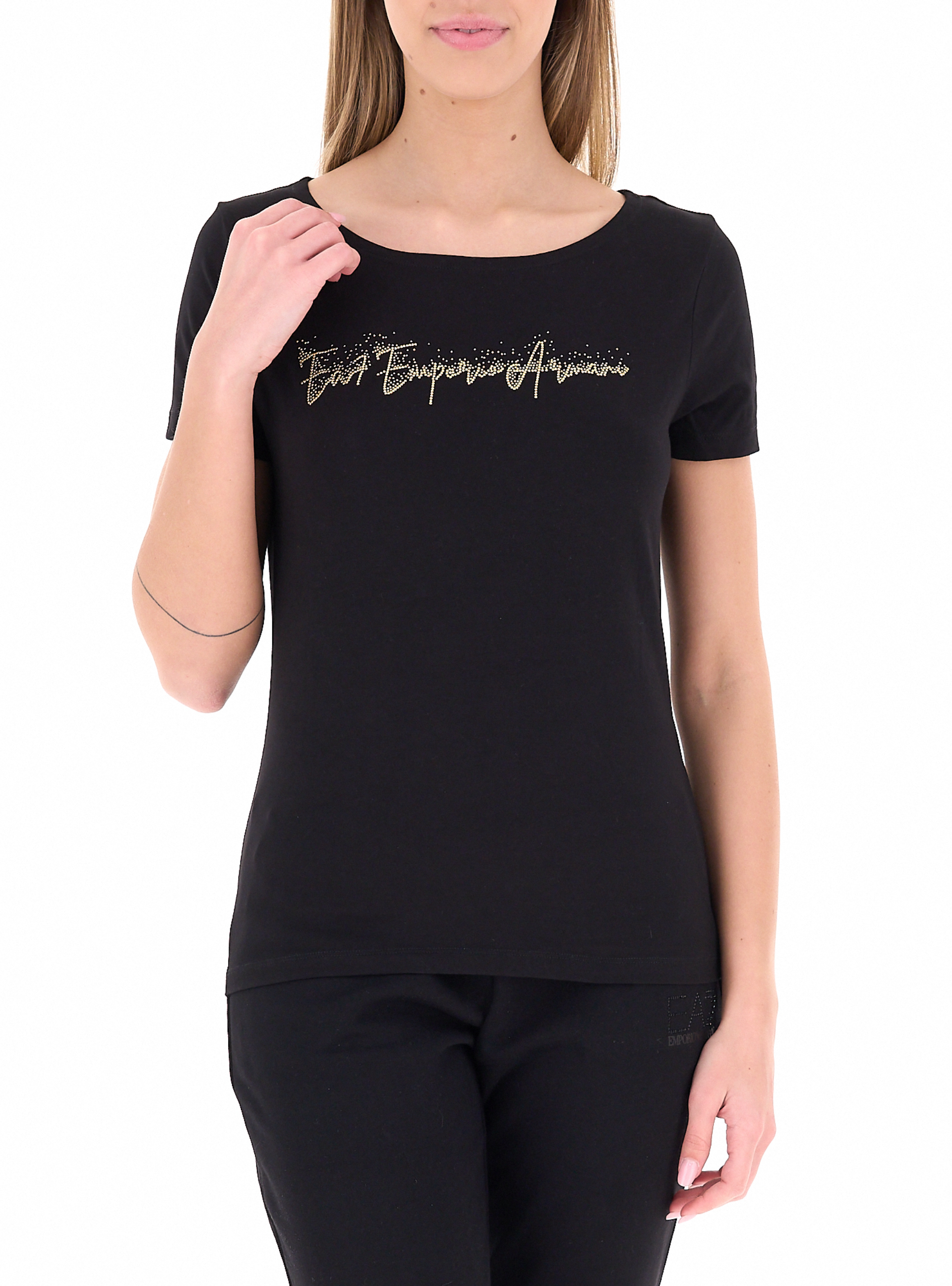 T-shirt in cotone NERO