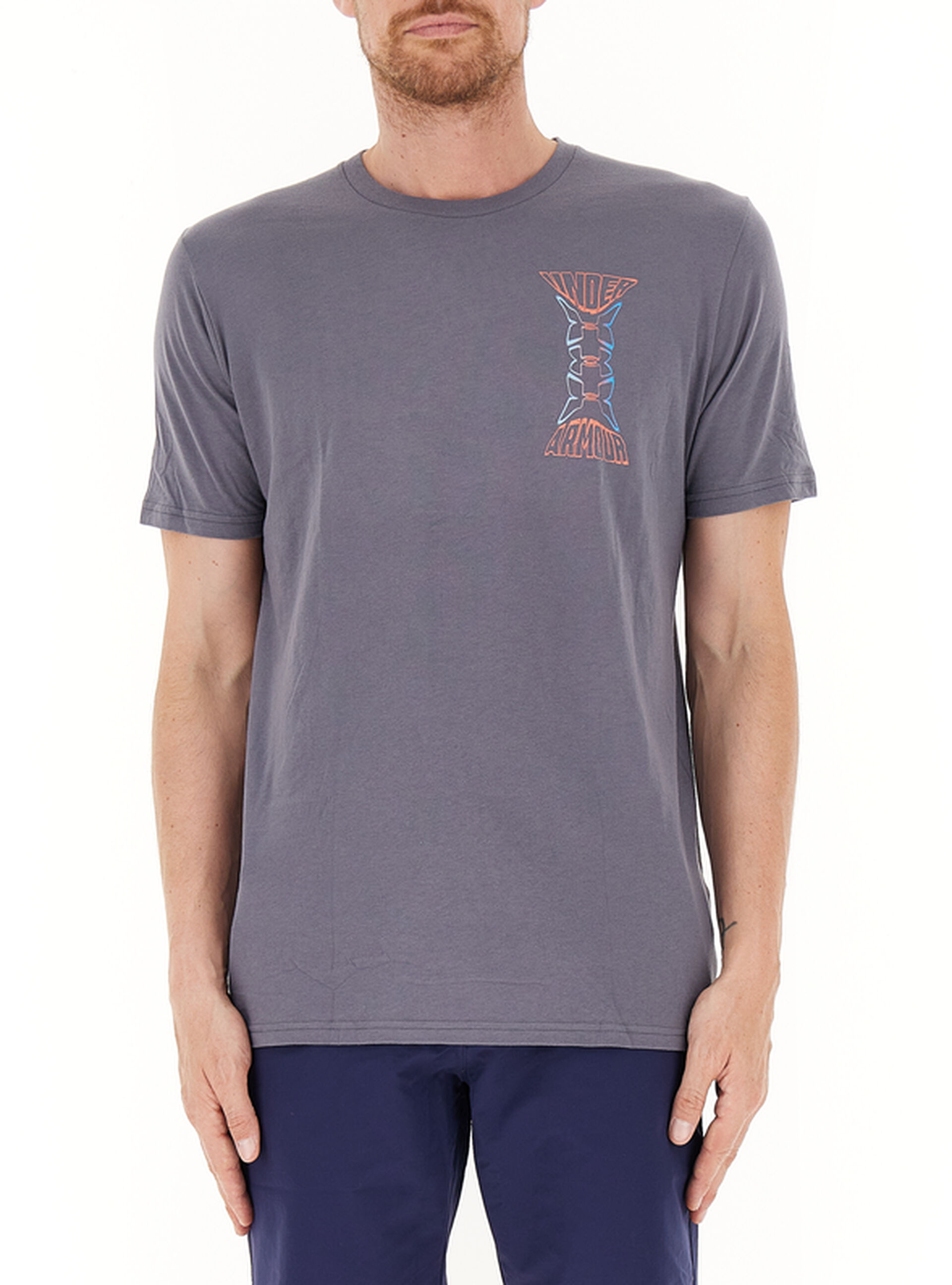 T-shirt con stampe GRIGIO