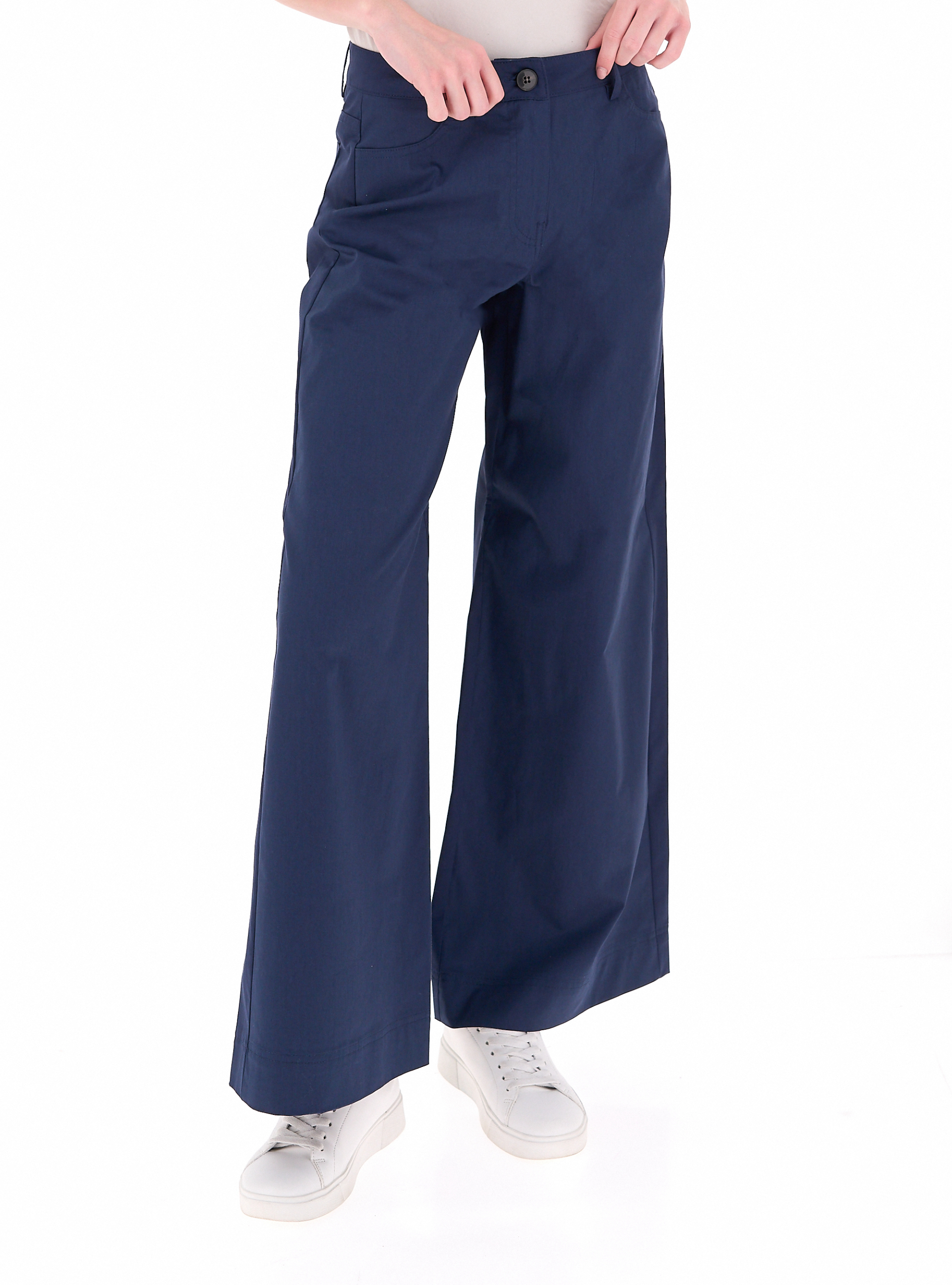 Pantalone wide leg BLU NAVY