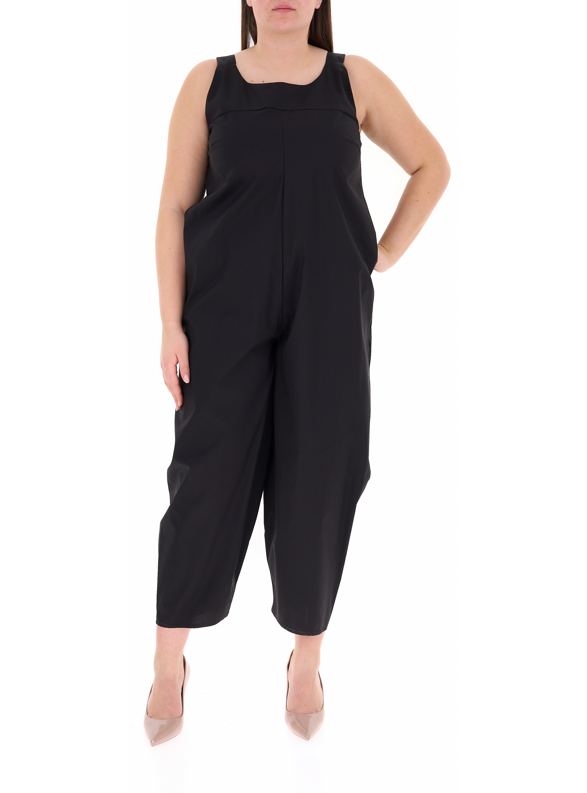 JURERE Jumpsuit smanicata NERO