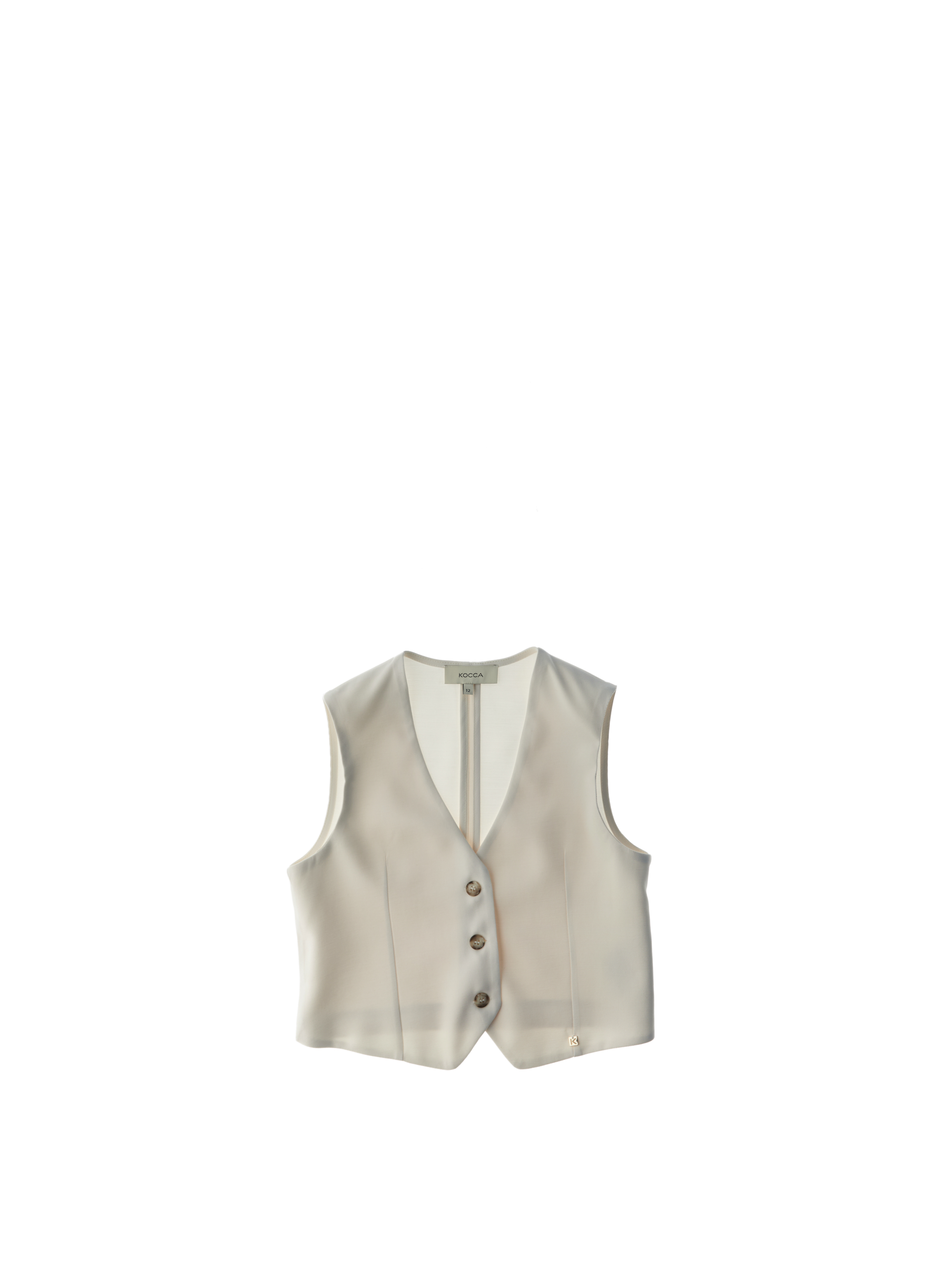 KOCCA Gilet misto viscosa BEIGE