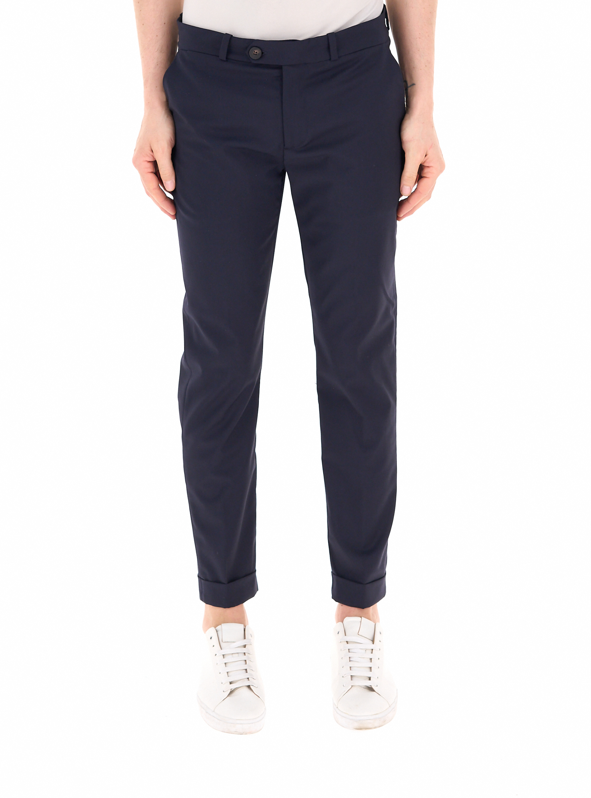 RRD Pantalone misto lana BLU NAVY